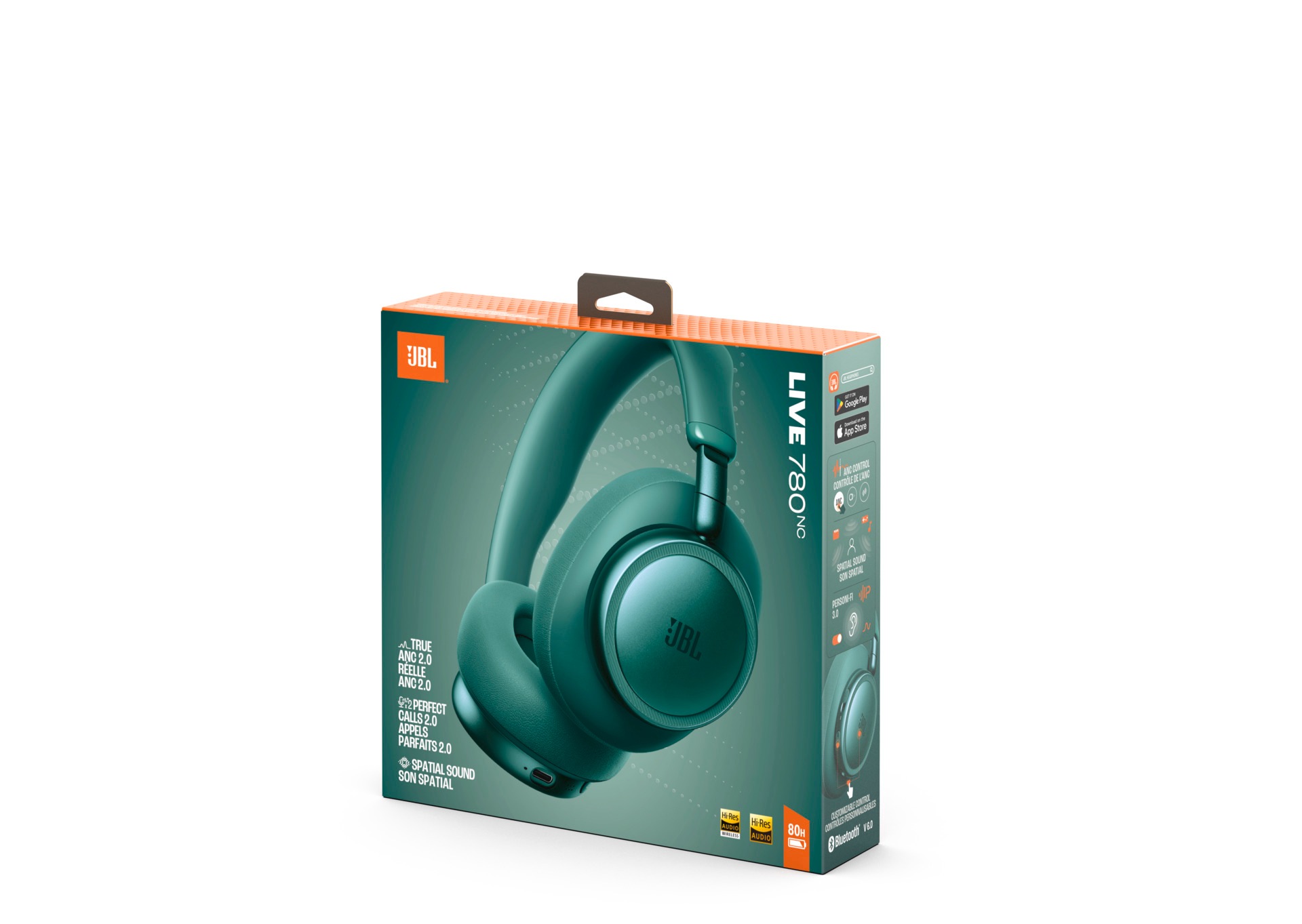 JBL Over-Ear-Kopfhörer »LIVE 780NC« A2DP Bluetooth Active Noise Cancelling (ANC) | Freisprechfunktion | Wireless-Audio-Streaming Kabelloser Over-Ear-Kopfhörer mit Noise-Cancelling