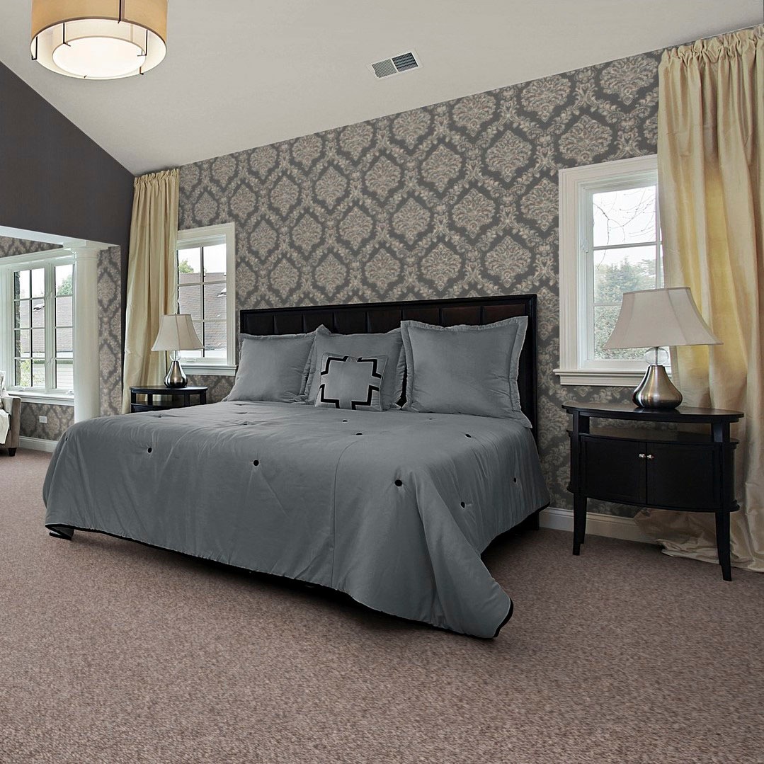 Bodenmeister Teppichboden »Baltic, Schlinge - meliert, Made in Belgium«, rechteckig, 5 mm Höhe, Wohnzimmer, Schlafzimmer, Kinderzimmer, Breite 400/500 cm