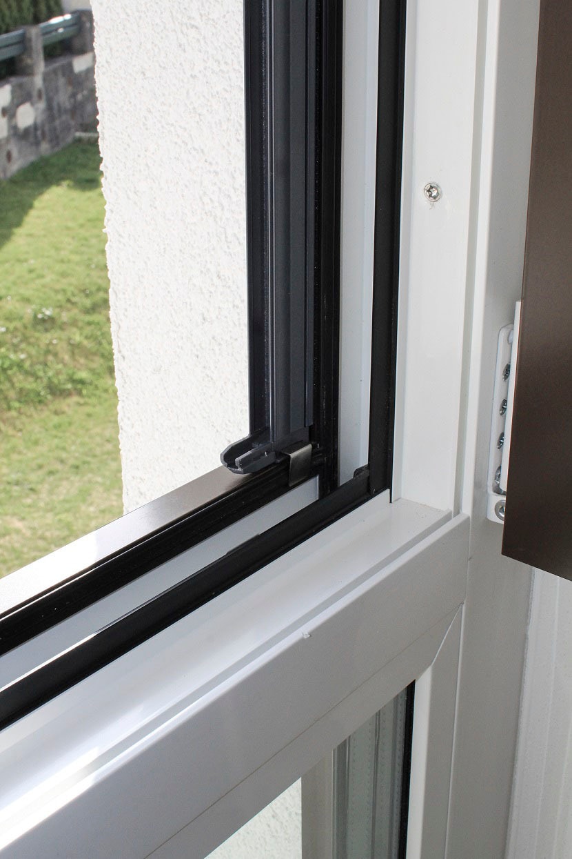 K-HOME Insektenschutz-Fensterrahmen »Teleskop«, Breite: 80 bis max. 130cm, Höhe: 90 bis max. 150cm, Einbautiefe: 1cm