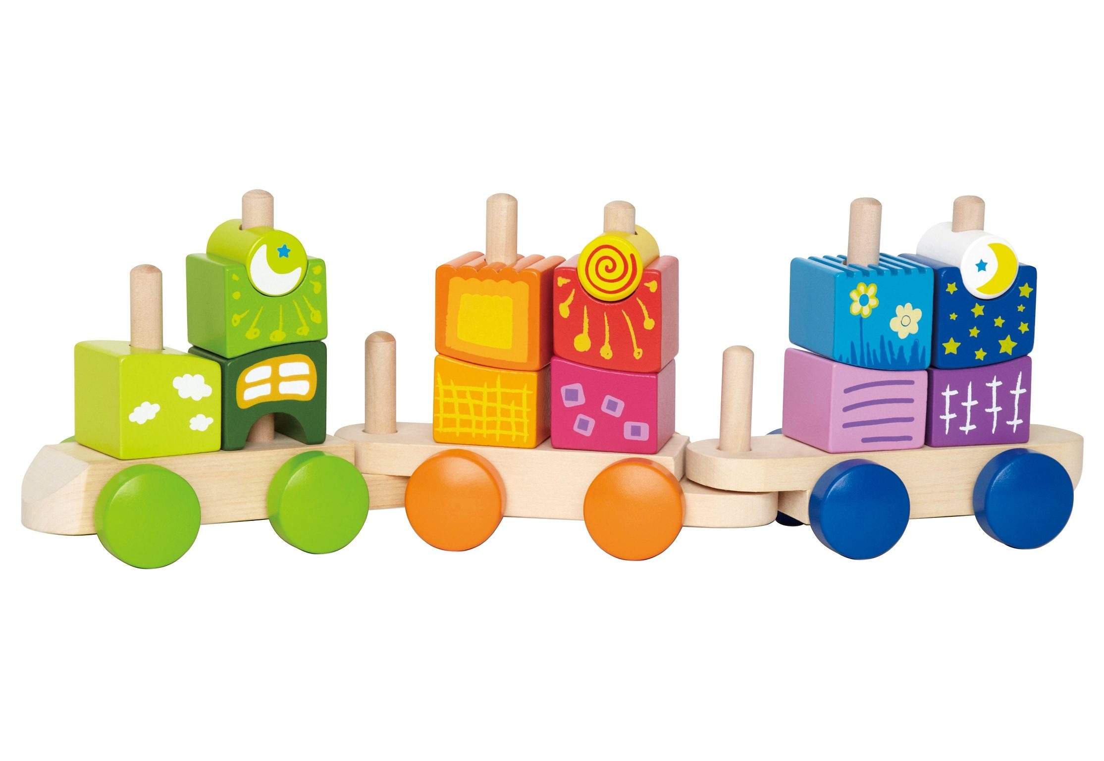 Hape Spielzeug-Eisenbahn, (Set, 17 tlg.), mit Fantasiebausteinen kaufen
