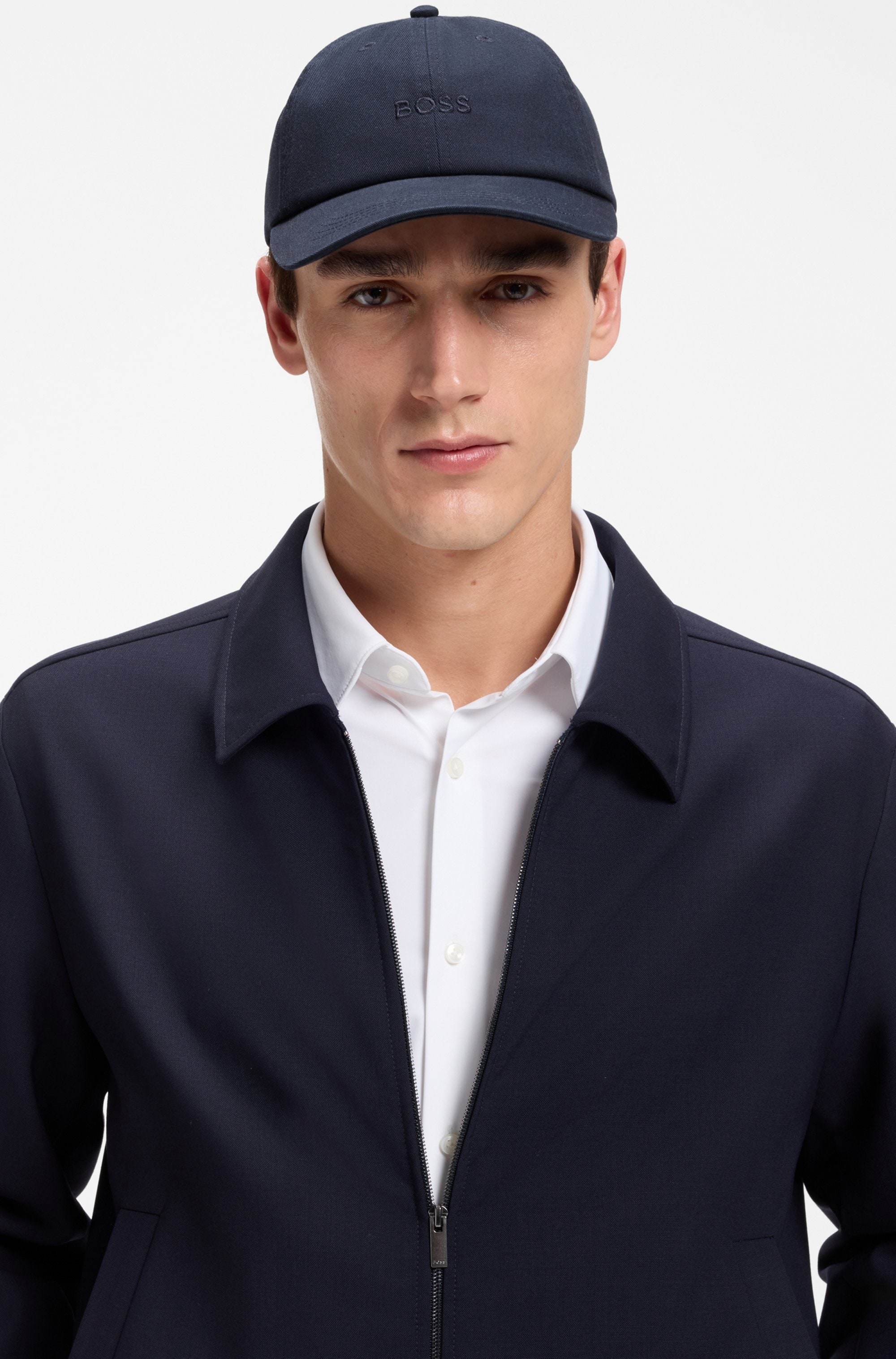 BOSS Baseball Cap »BOSS Connect« mit Logostickerei, Baumwoll-Twill, unisex