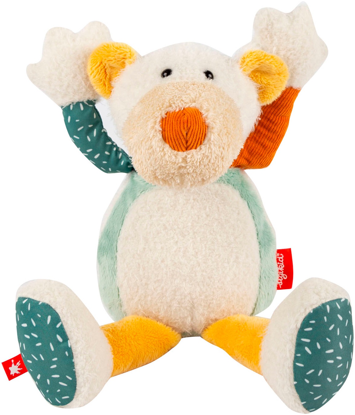 Sigikid Kuscheltier »Patchwork Sweety Yellow, Eisbär«