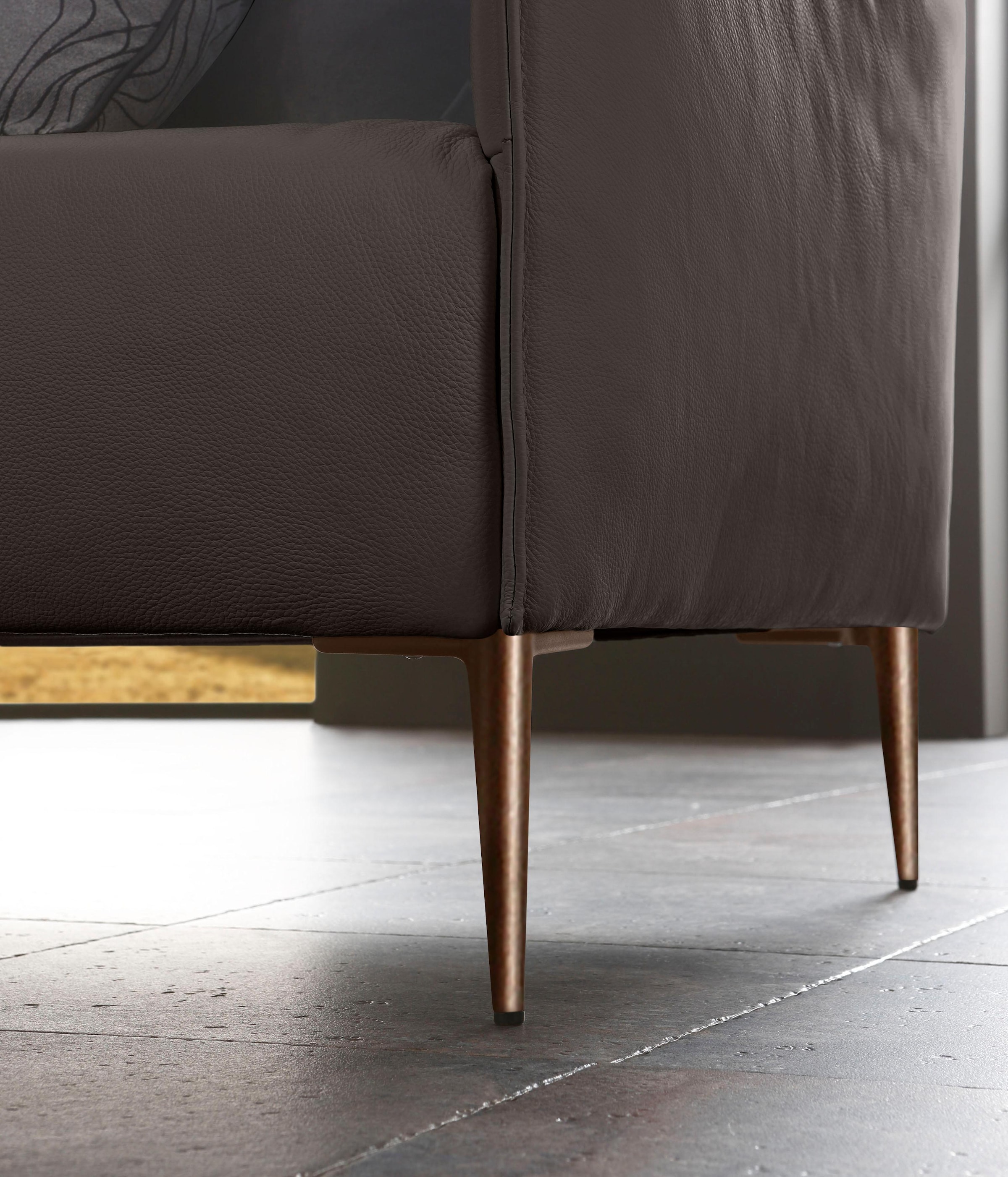 W.SCHILLIG Cocktailsessel »sally«, mit Metallfüßen in Bronze pulverbeschichtet