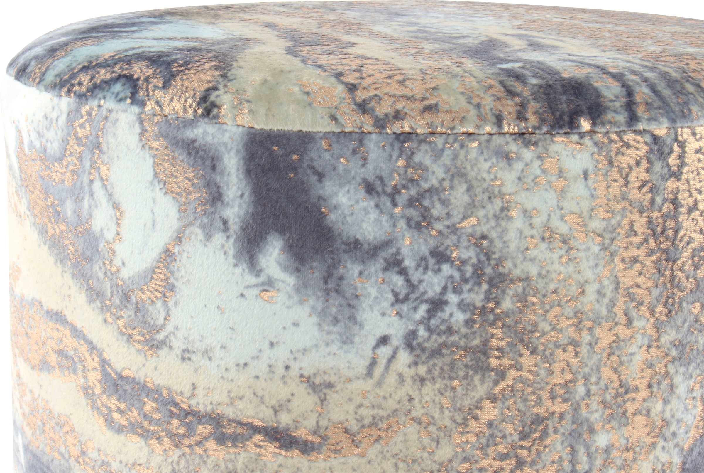 Kayoom Sitzhocker »Hocker Gipsy 325, stilvoller Sitzhocker, runde Form, stilvolles Design« 1 Stk. tlg. facettenreich, platzsparend, vielfältig einsetzbar, weiche Polsterung