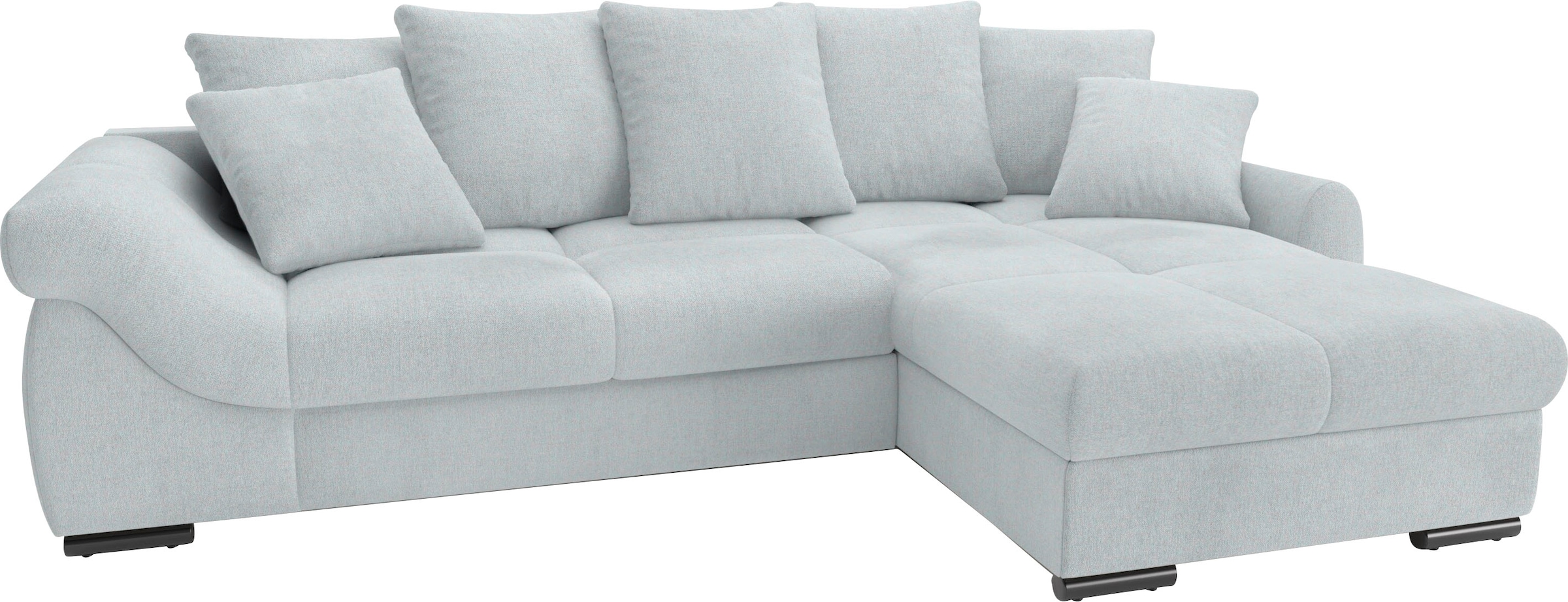 Mr. Couch Ecksofa »Livorno DuraFlex L-Form«, inkl. Hochschläfer-Bettauszug, günstig online kaufen