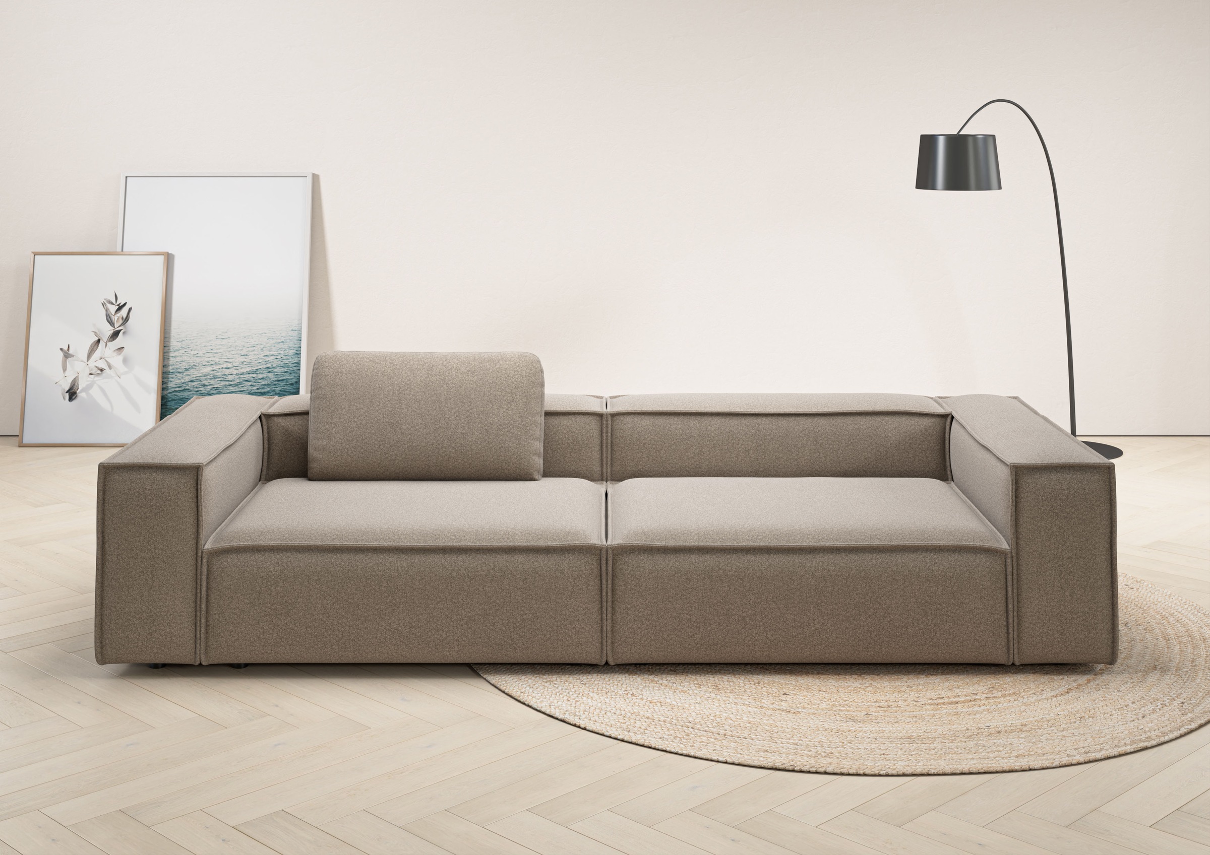 Home affaire 3-Sitzer »Watertown moderner 3-Sitzer« extra breites Sofa mit günstig online kaufen