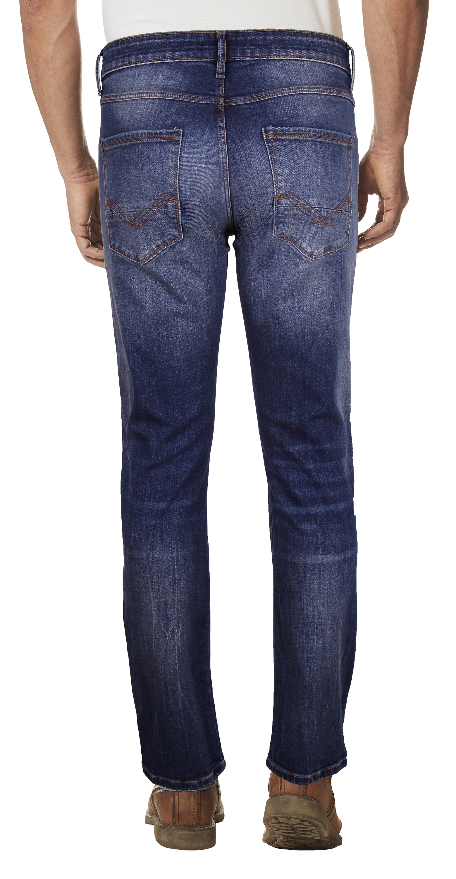 HERO by John Medoox 5-Pocket-Jeans »Portland Denim Slim Straight Stretch«, Straight Fit Casual Clean Wash Denim Jeans für Herren