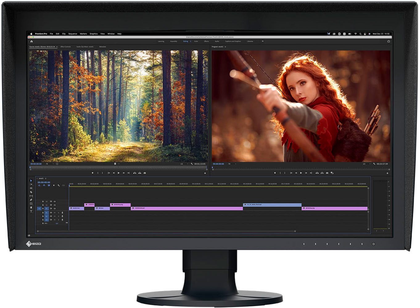 Eizo LCD-Monitor »ColorEdge CG2700X«, 69 cm/27 Zoll, 3840 x 2160 px, 4K Ultra HD, 13 ms Reaktionszeit, 60 Hz
