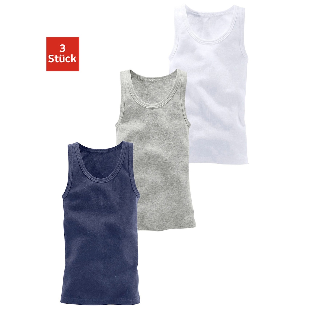 H.I.S Tanktop, (Packung, 3 tlg.)