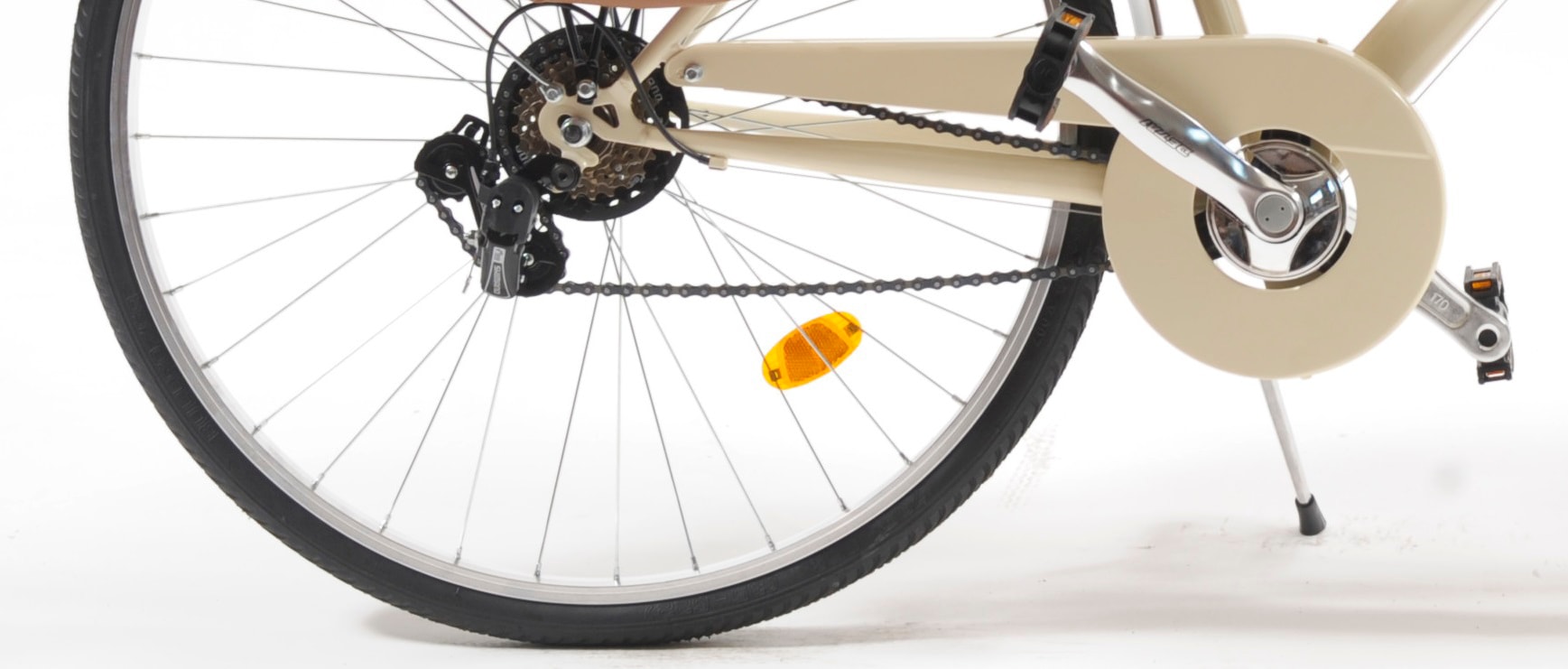 VENICE - I love Italy Cityrad »Citybike 605 Lady«, 6 Gang, Kettenschaltung, für Damen, Kettenschaltung