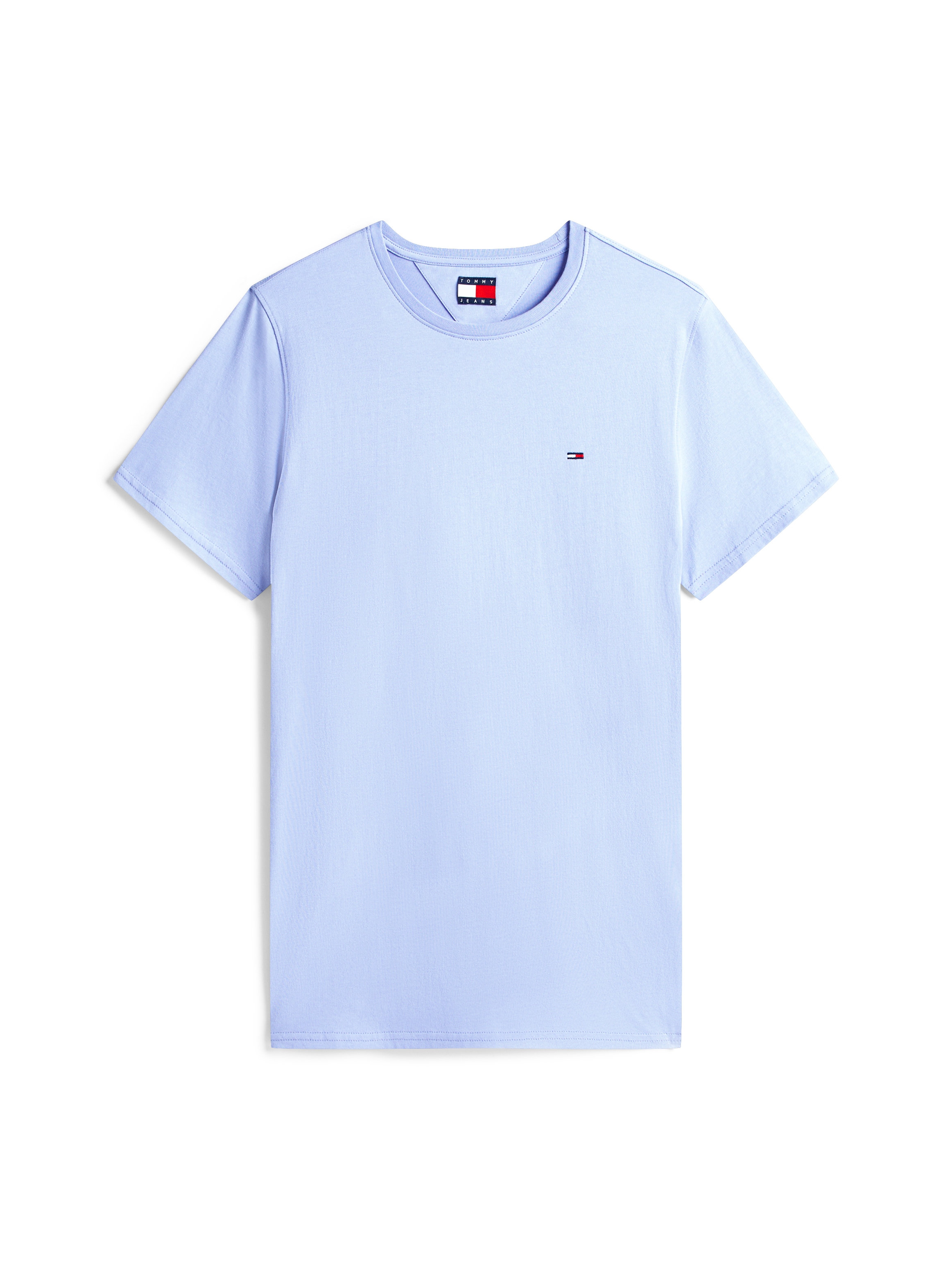 Tommy Jeans T-Shirt »TJM ESSENTIAL SOLID TEE« mit Rundhalsausschnitt und dezenter Logo-Flag