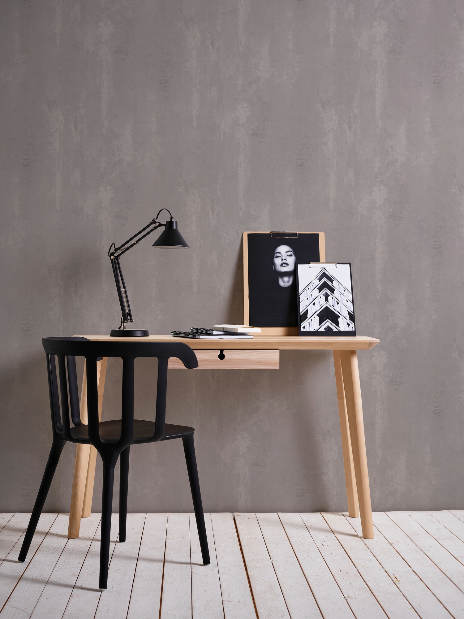 A.S. Création Vliestapete »Neue Bude 2.0 Tropical Concret in Vintage Beton Optik«, uni-einfarbig-unifarben, Tapete einfarbig Tapeten Wohnzimmer Schlafzimmer Küche modern Design