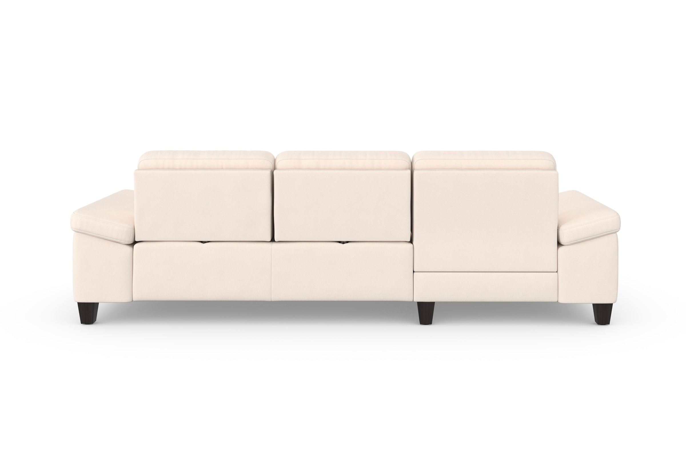 sit&more Ecksofa »Westham L-Form«, Recamiere, mit oder ohne Bettfunktion, Bettkasten, Füße wengefarben