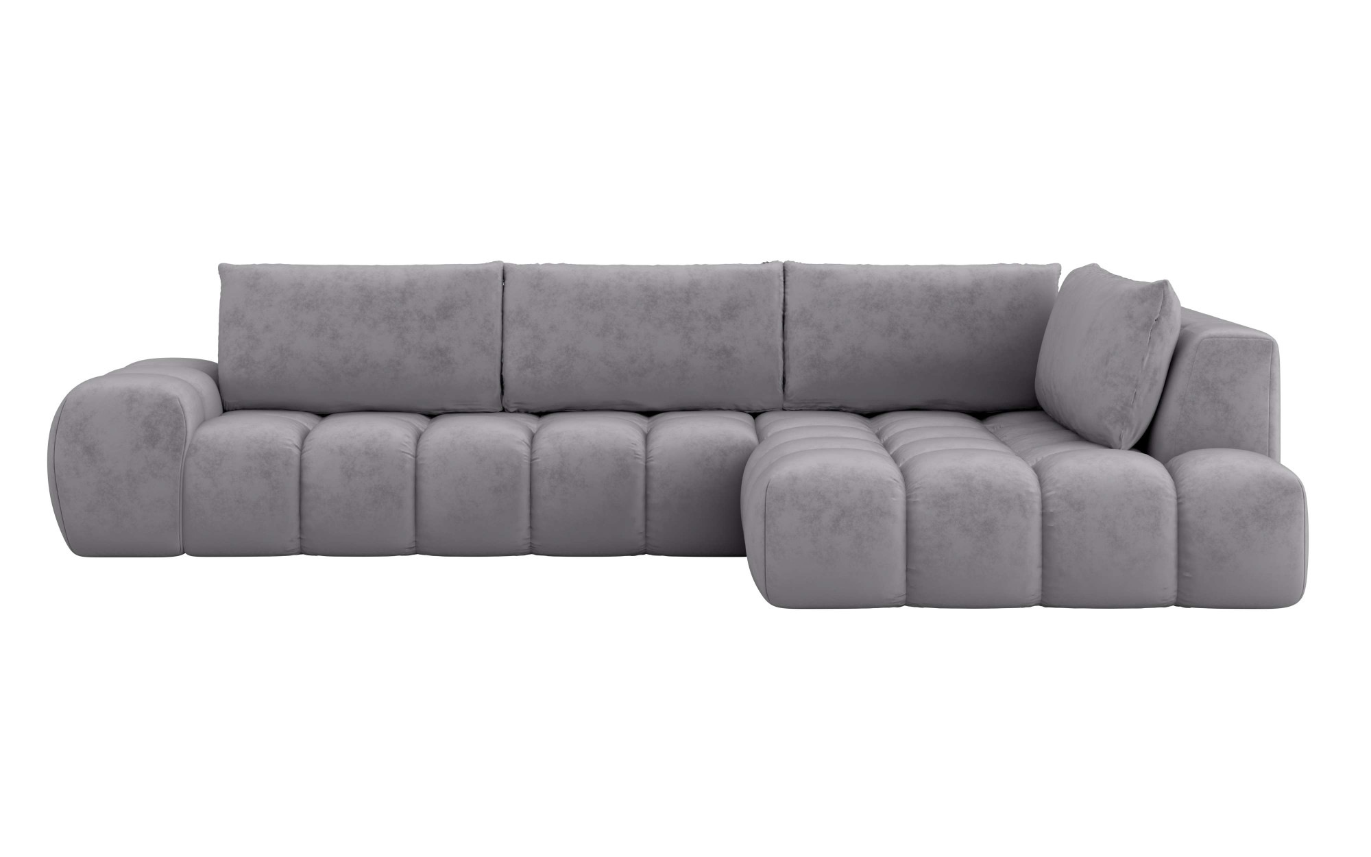 INOSIGN Ecksofa »AZITA klein, L-Form, elegant und bequem Designsofa«, lose Rückenkissen, traumhafte Steppung, Maße B/T/H: 296/176,5/89 cm