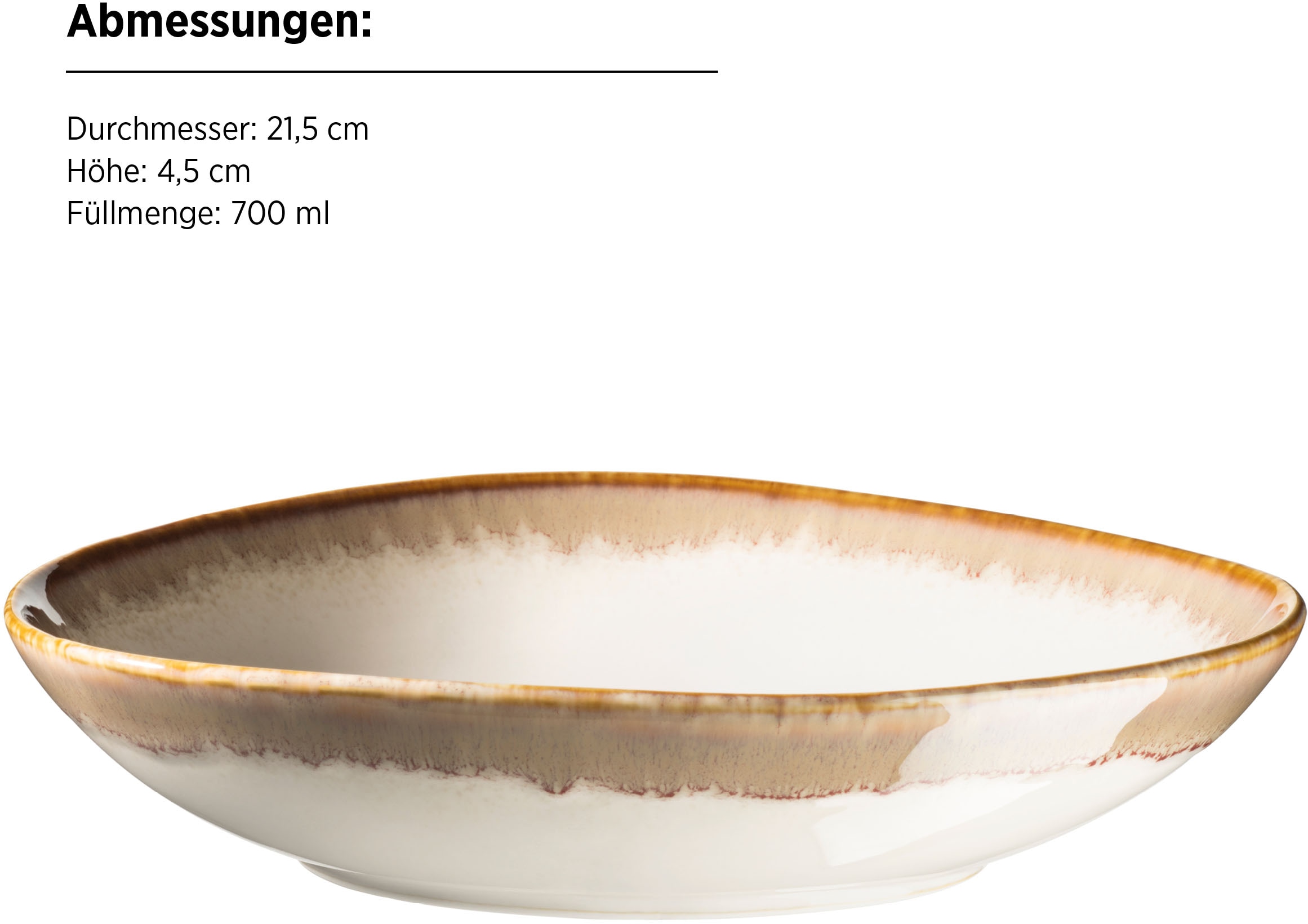 MÄSER Kombiservice »LA SINFONIA, Kombiservice, Steinzeut« Geschirr-Set, Service