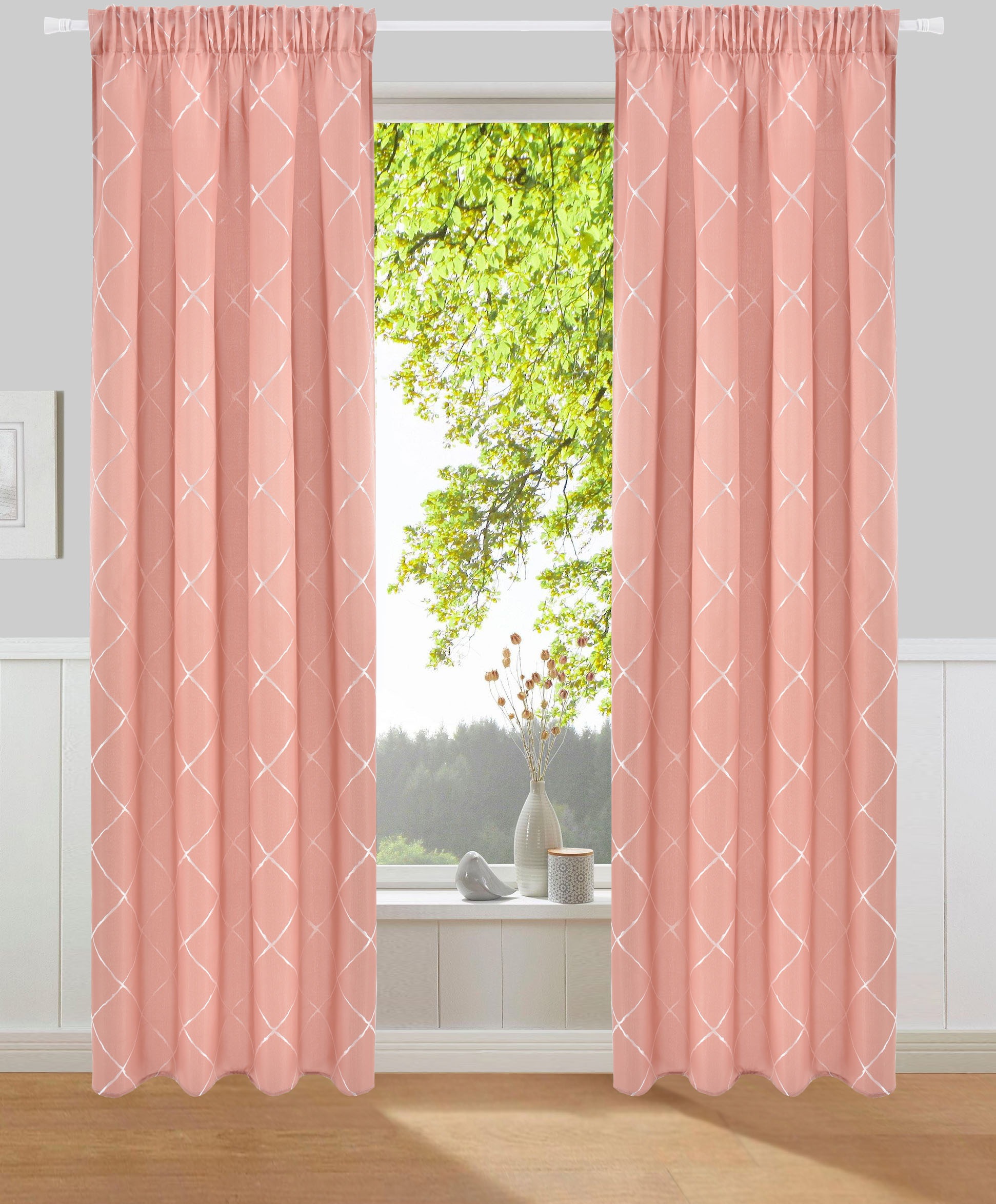 Leonique Vorhang »Belle«, (1 St.), monochrom, verschiedene Größen blickdichter Jacquard kaufen
