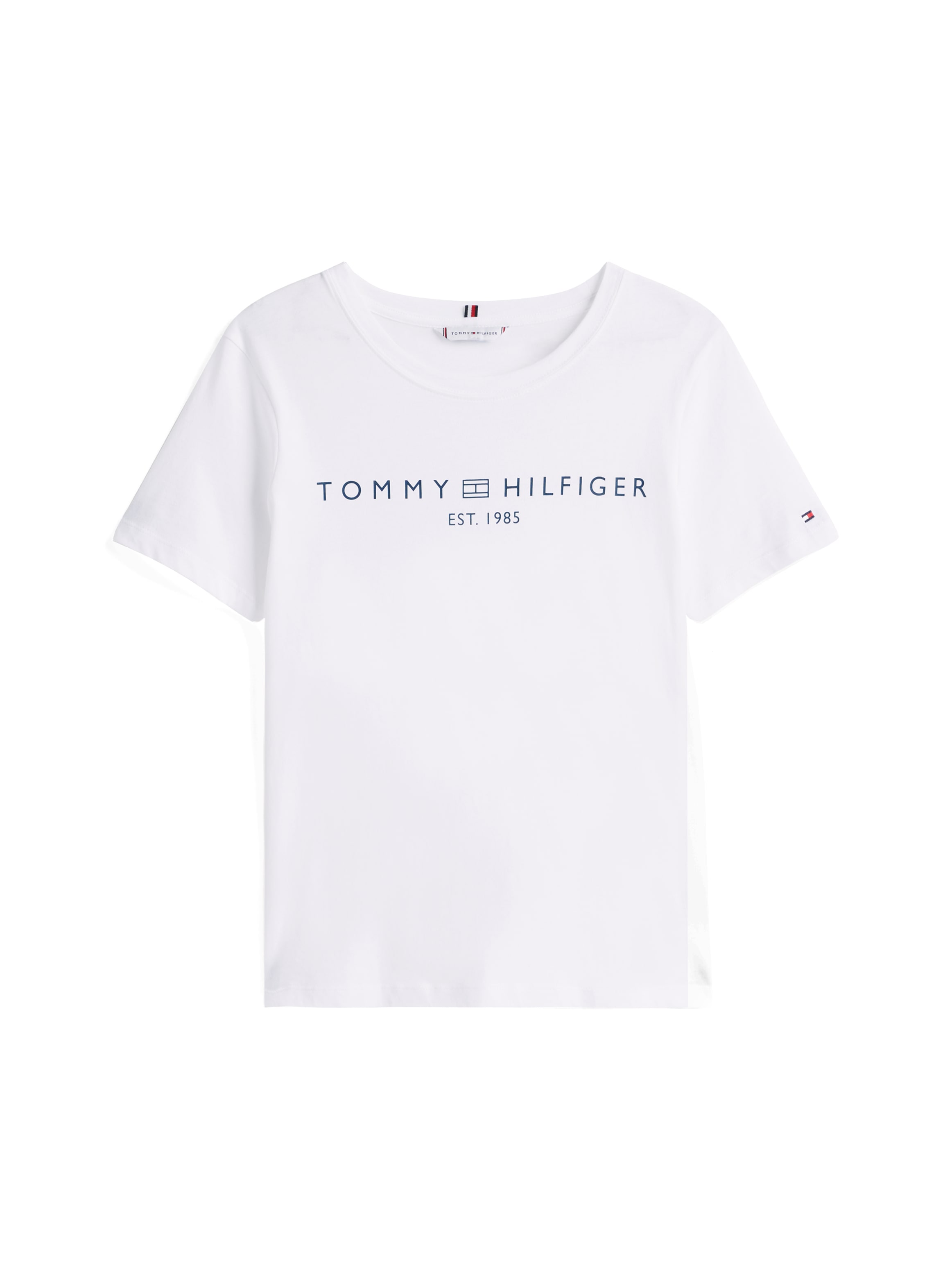 Tommy Hilfiger T-Shirt »REG CORP LOGO C-NK SS«, mit Logoschriftzug