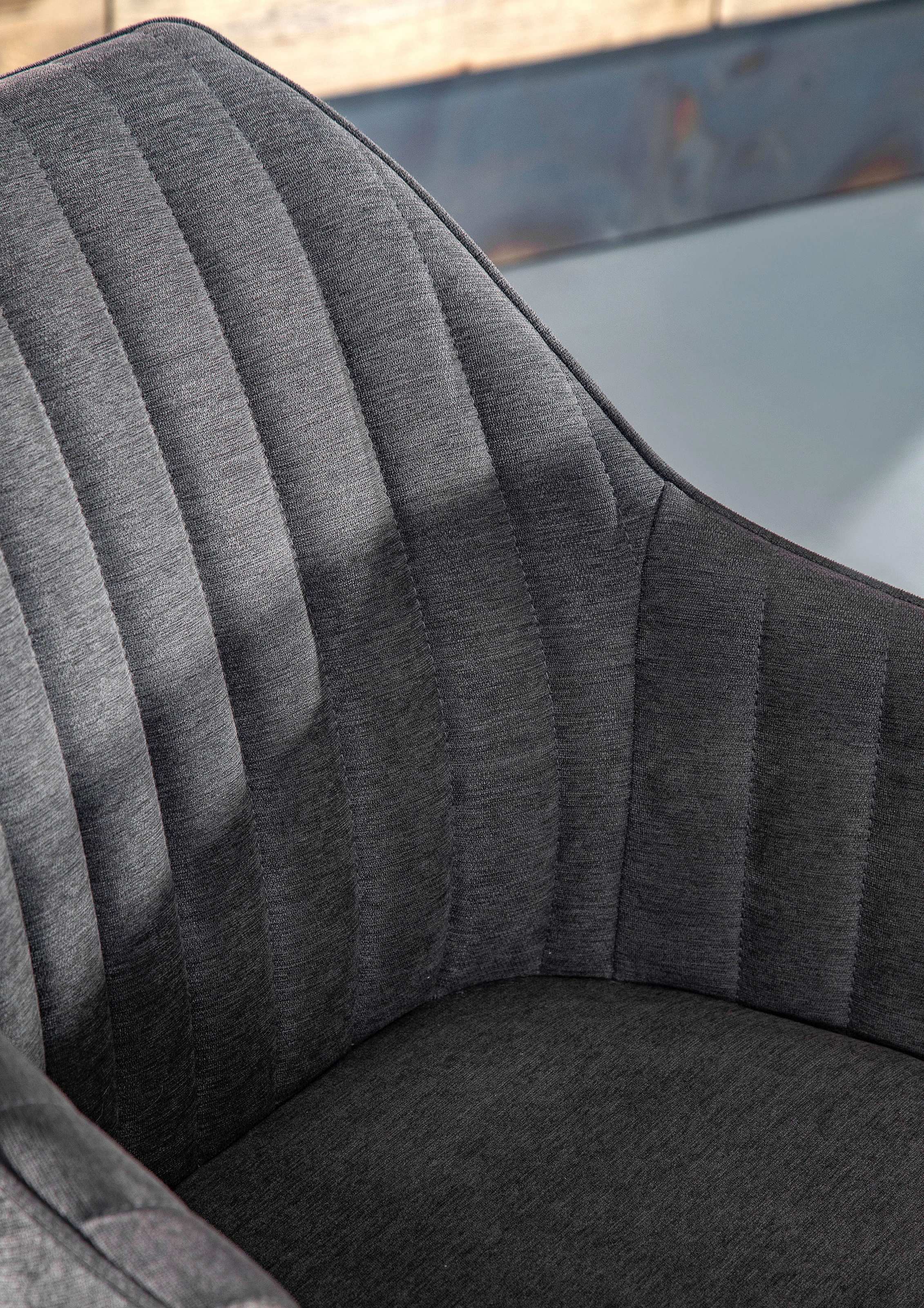 Gutmann Factory Esszimmerstuhl »Chill«, Polyester, Esszimmerstuhl, auf Polsterung bequemer Raten kaufen Armlehnstuhl mit