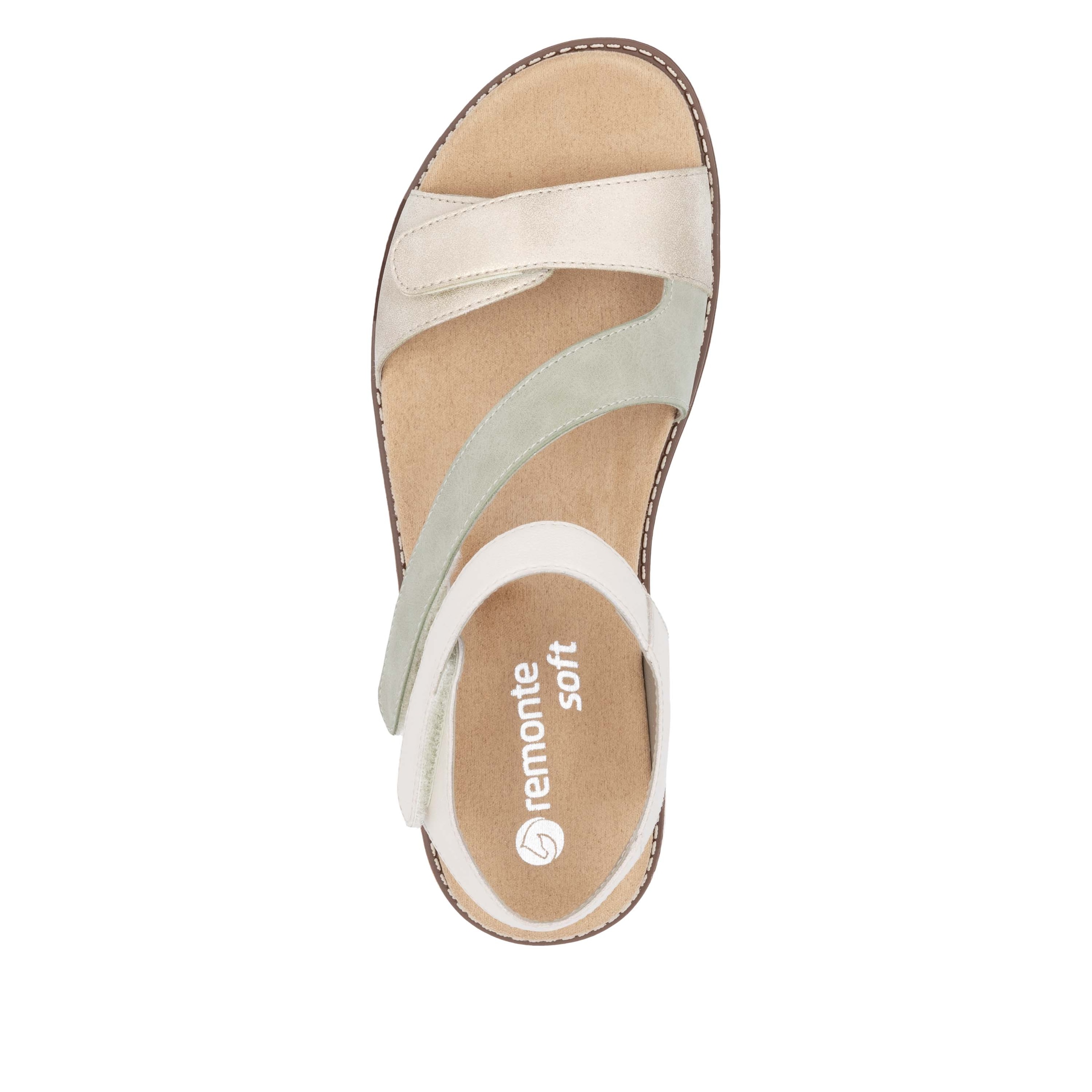 Remonte Sandale  Sommerschuh, Klettschuh, Sandalette, Riemchensandale mit Softfußbett