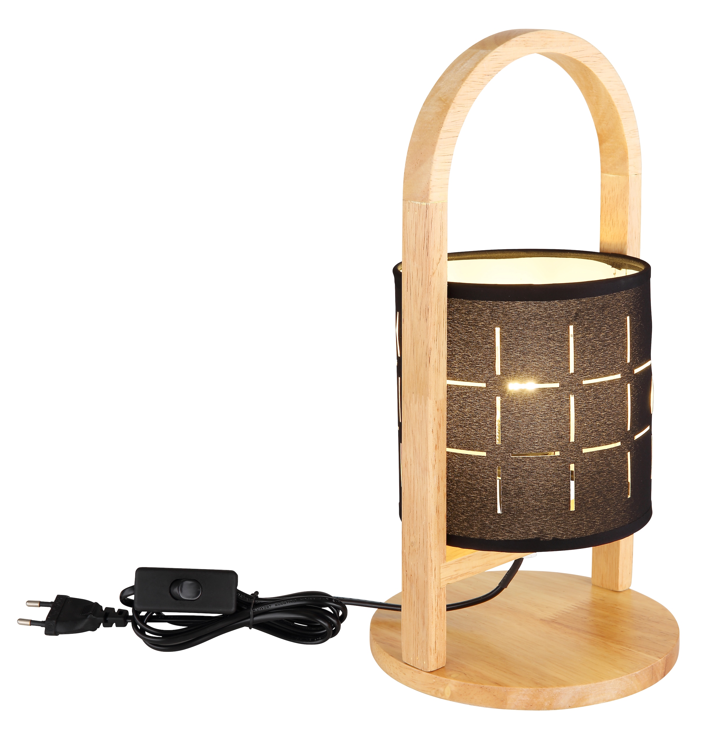 GLOBO LIGHTING Tischleuchte »NINJA« E14 1 Stk. Tischlampe Nachttischlampe Deko-Tischleuchte Schlafzimmer