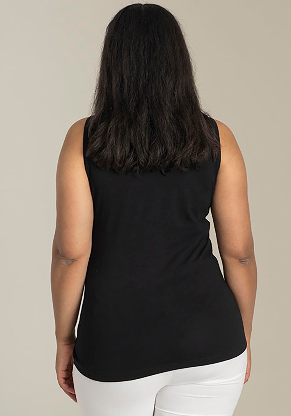 SANDGAARD Tanktop mit Spitze am Ausschnitt