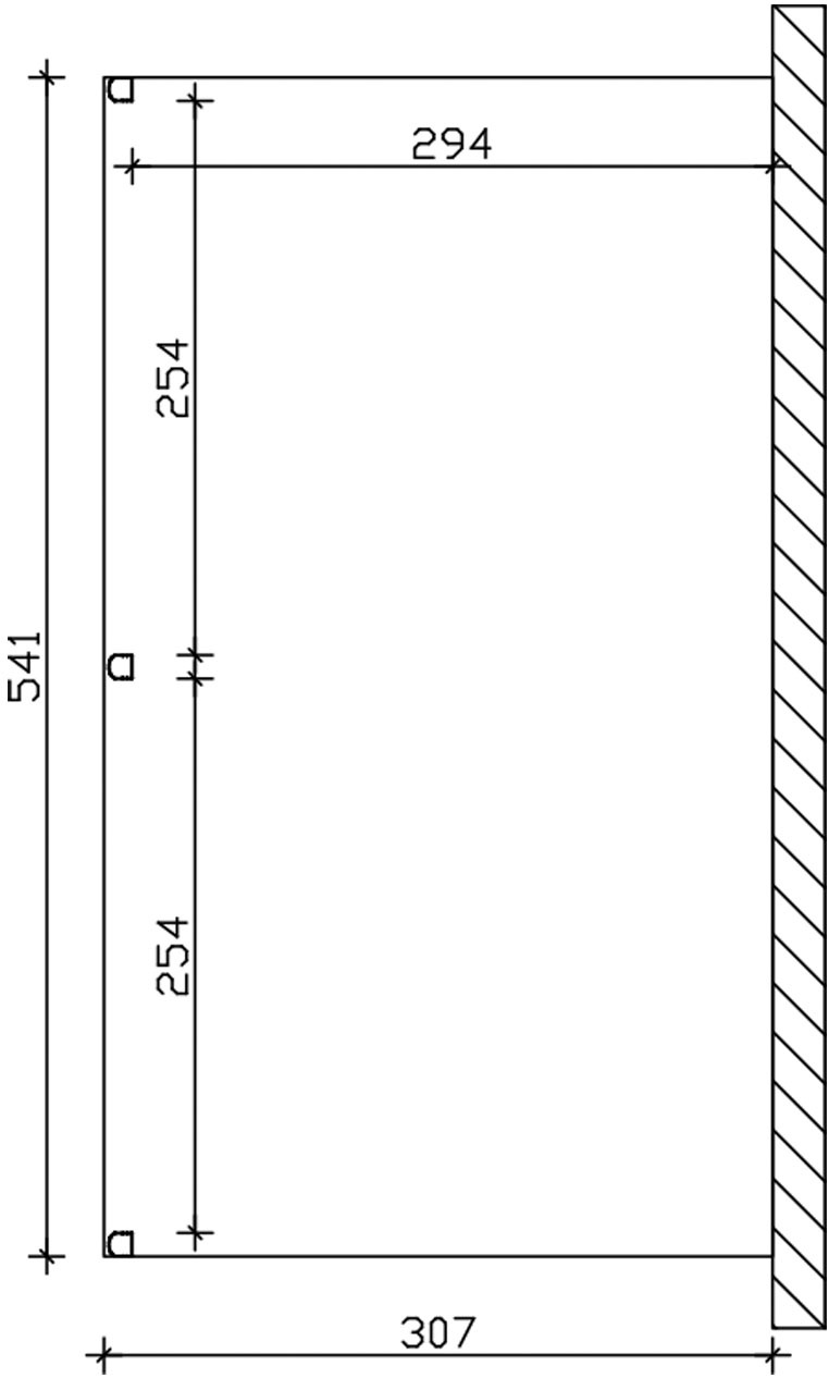 Skanholz Terrassendach »Garda« Aluminium