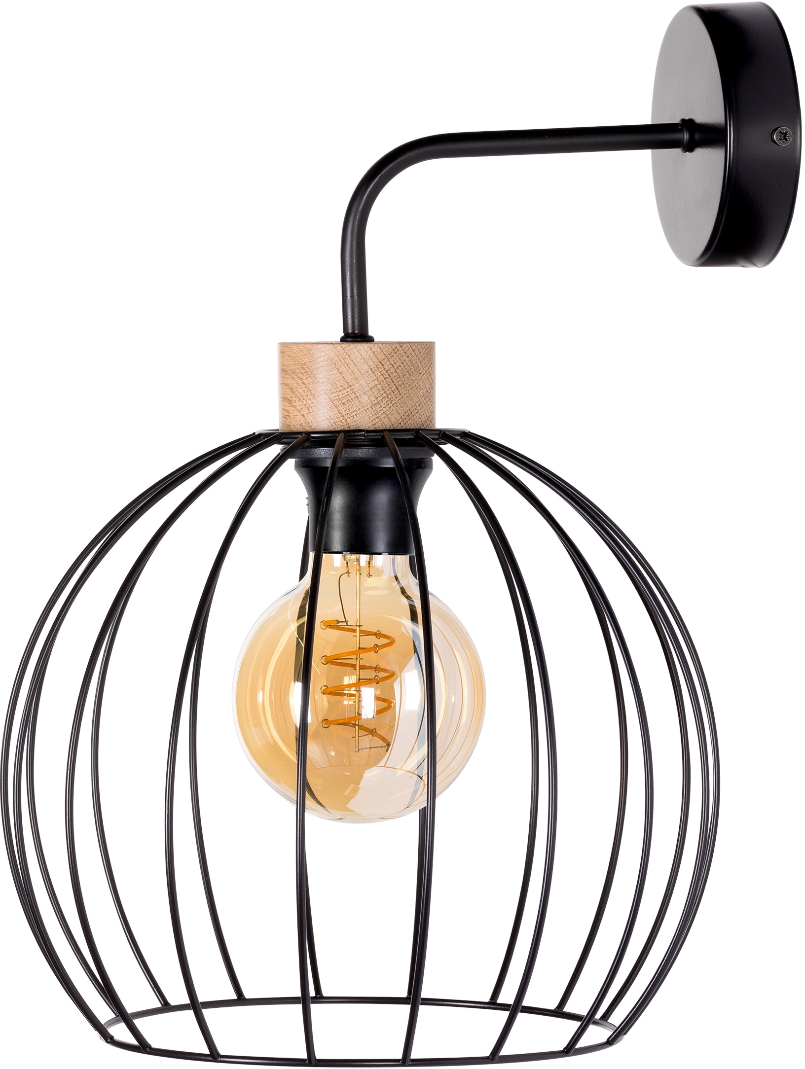BRITOP LIGHTING Wandleuchte »Coop«, 1 flammig, Leuchtmittel E27   ohne Leuc günstig online kaufen