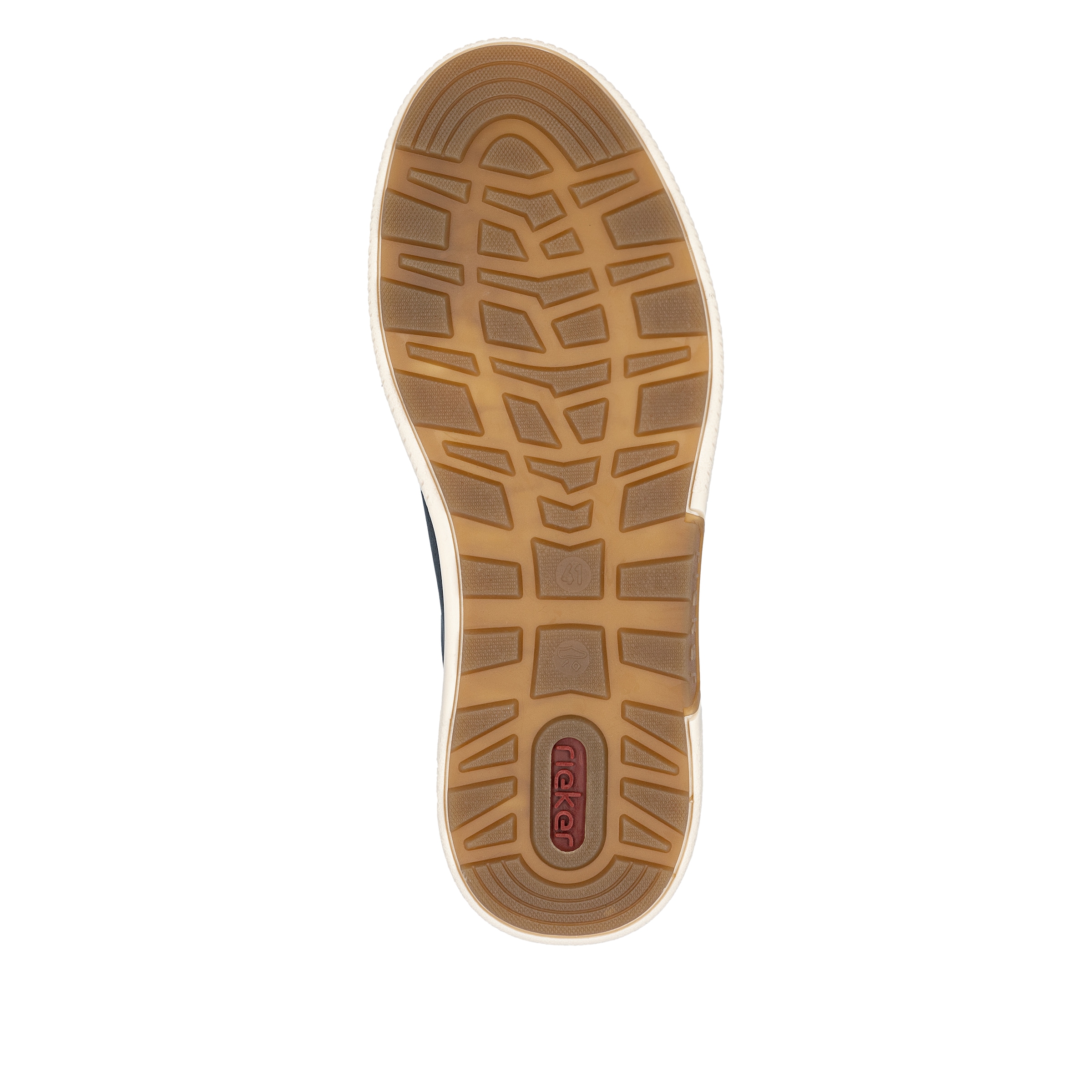 Rieker Sneaker, Halbschuh, Schnürschuh, Casual Sneaker mit weichem Schaftrand
