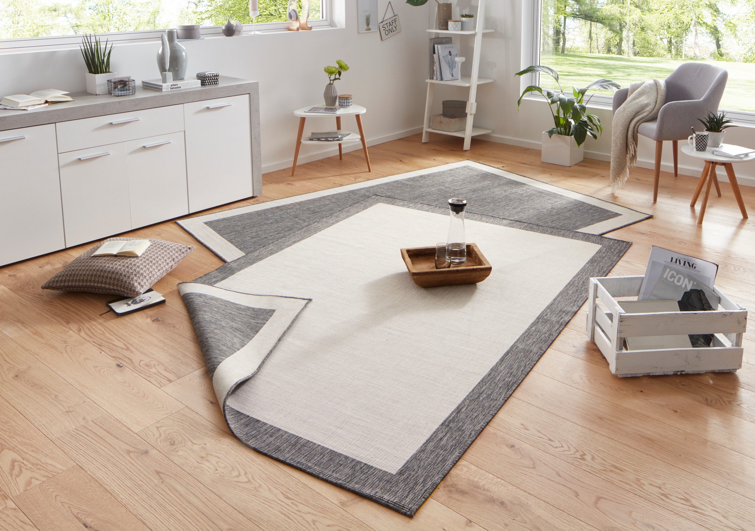 HANSE Home Teppich »Panama Wendeteppich«, rechteckig, 5 mm Höhe, In-& Outdo günstig online kaufen