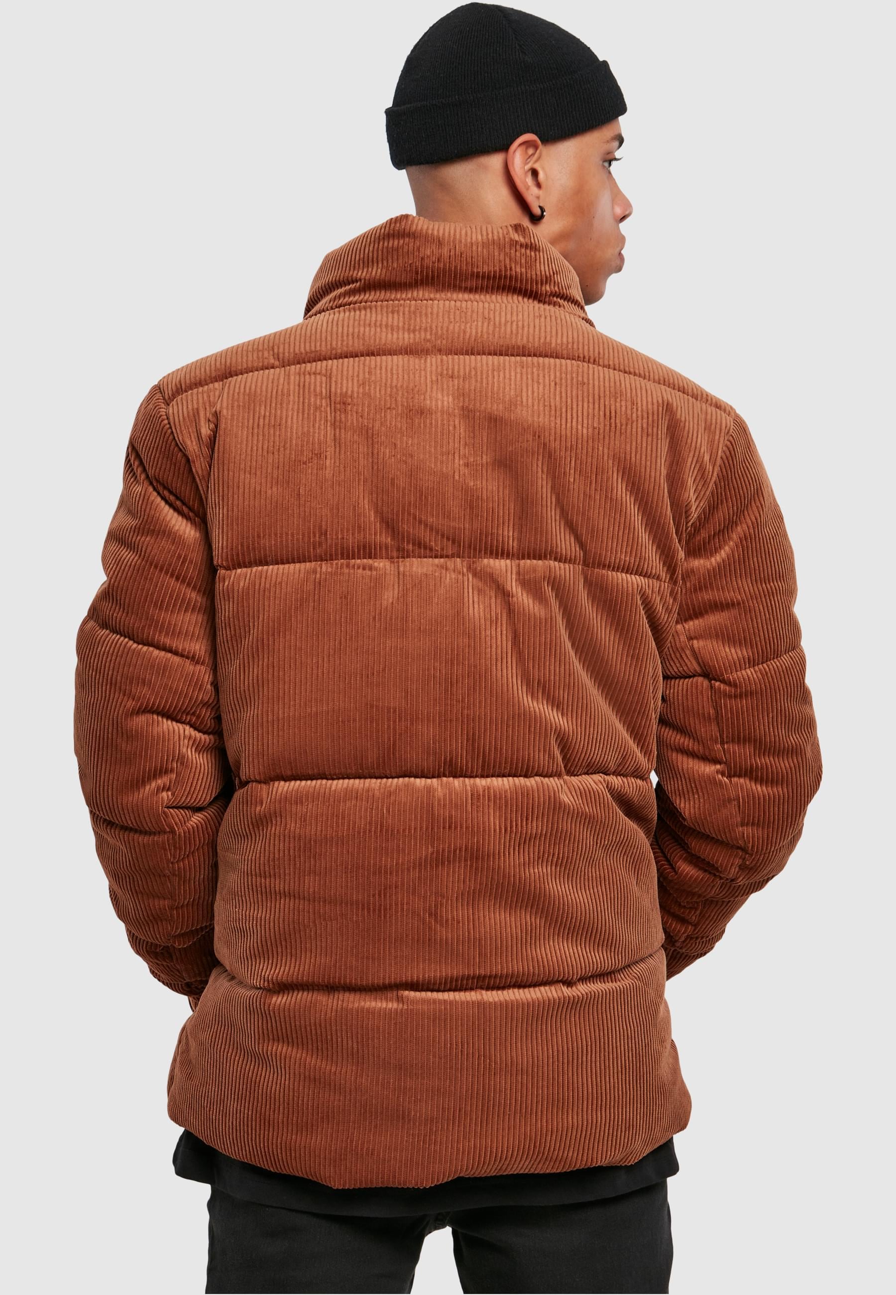 URBAN CLASSICS Winterjacke »Urban Classics Herren Boxy Corduroy Puffer Jacket« 1 Stk. tlg. ohne Kapuze