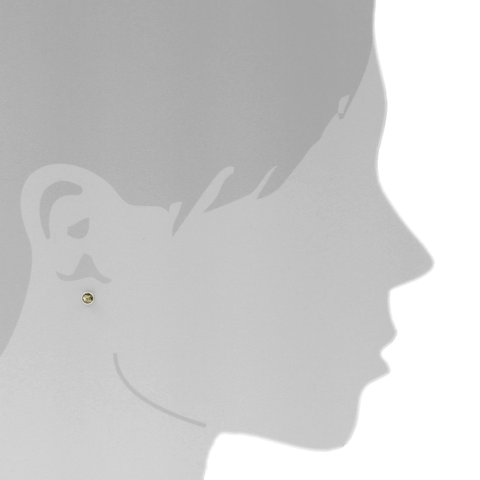 OSTSEE-SCHMUCK Paar Ohrstecker »Ostsee-Schmuck Ohrstecker Classic 4 mm Ohrstecker Classic 4 mm«, (2 tlg.)