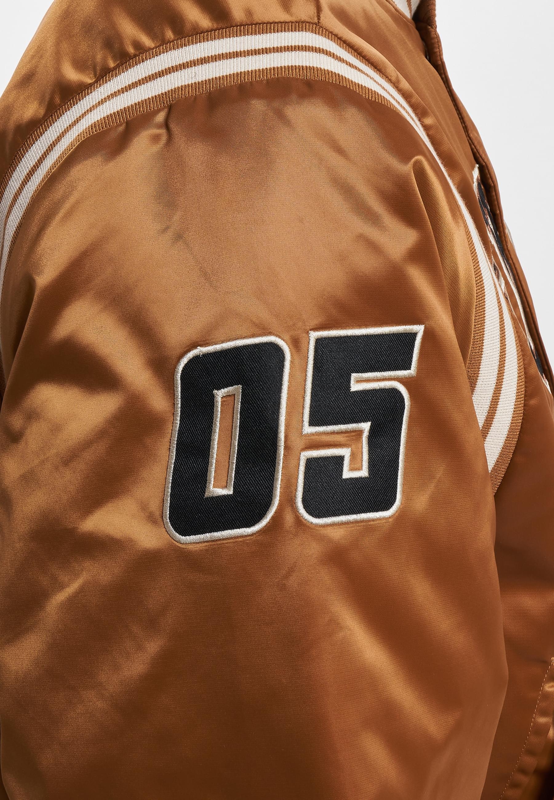 Fubu Bomberjacke »Fubu Herren FM233-001-1 FUBU College Satin Varsity Jacket« 1 Stk. tlg. ohne Kapuze