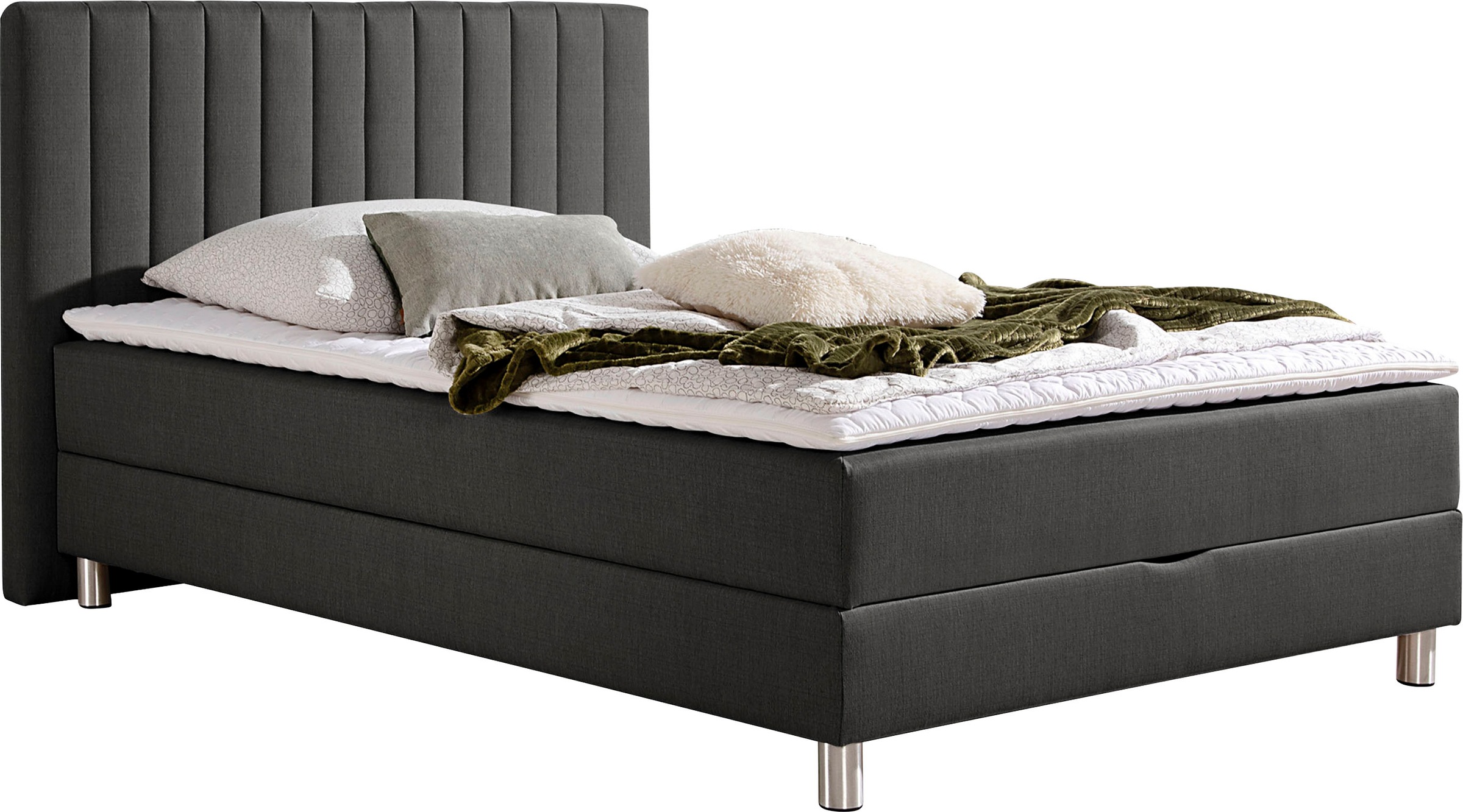 Maintal Boxbett, mit Bettkasten und Kaltschaum-Topper