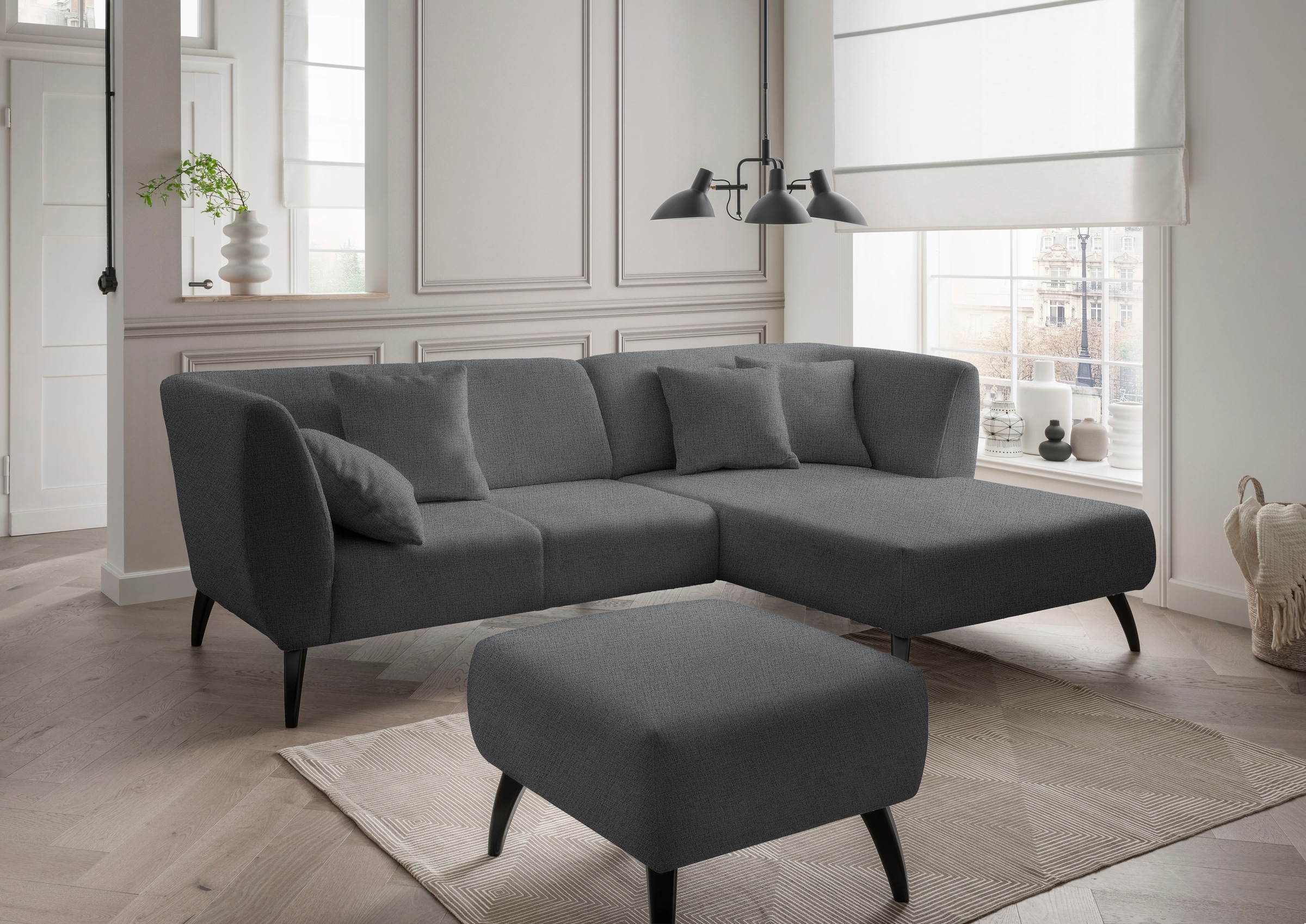 INOSIGN Ecksofa »Colori Polstermöbel mit zeitlos eleganter Rückenführung. L günstig online kaufen
