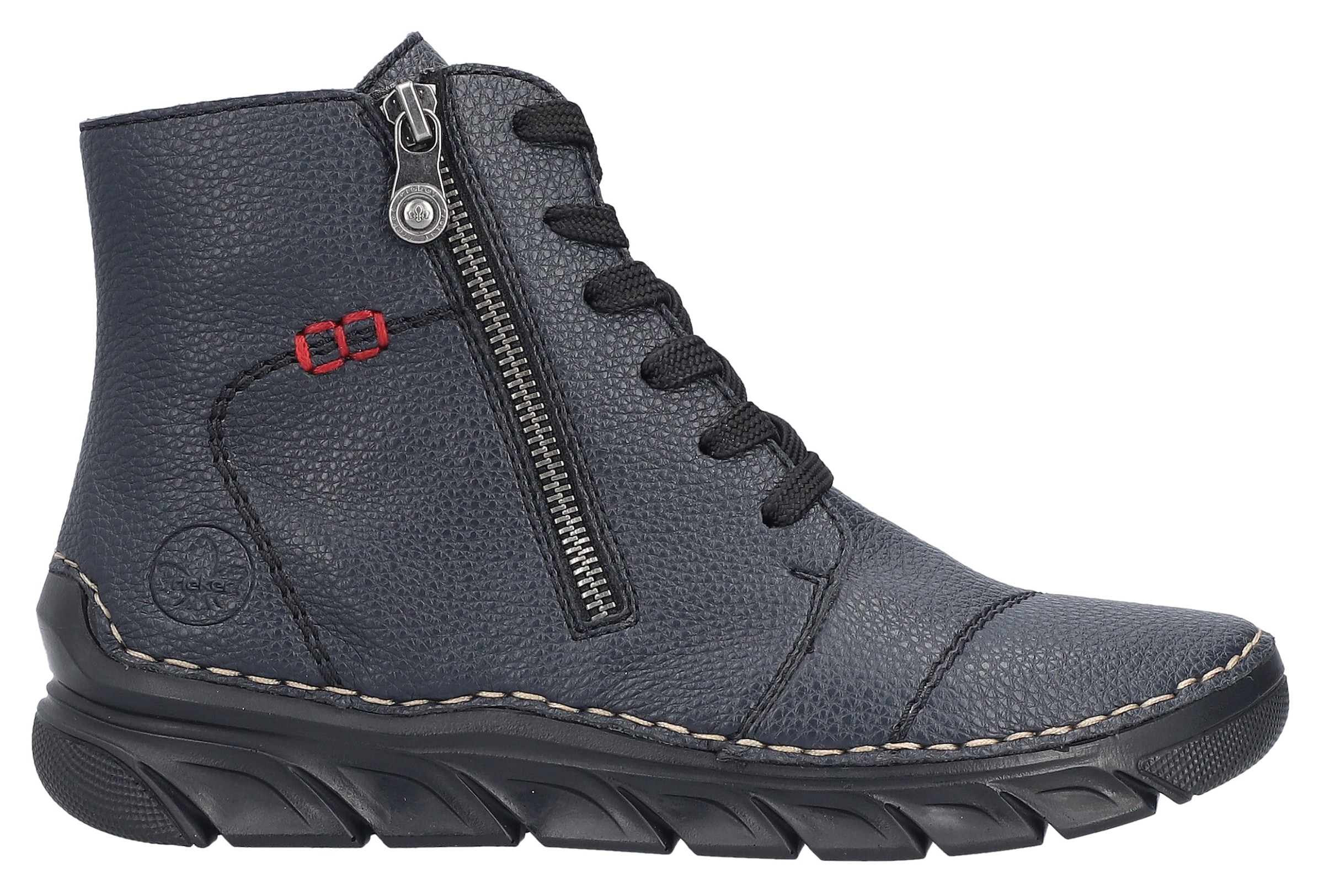 Rieker Schnürboots, Schnürstiefelette, Casual-Boots mit weicher Innensohle