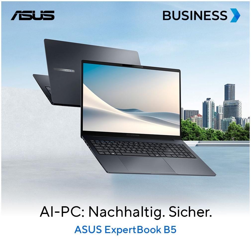 Asus Notebook »ExpertBook B5 B5605CCA-PL0034X« 40,6 cm / 16 ″ Intel Core Ultra 5 Intel Graphics 512 GB SSD