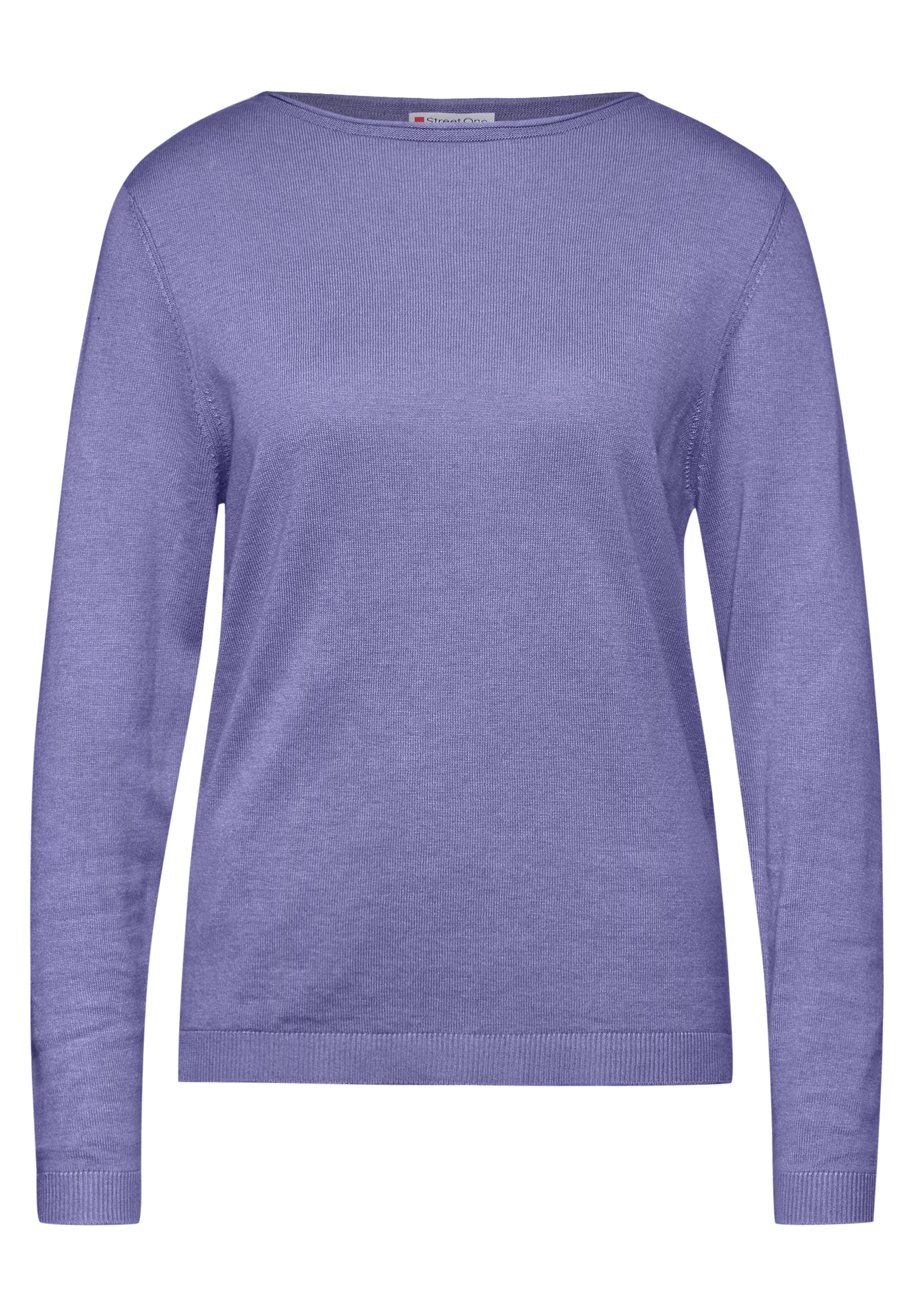 STREET ONE Strickpullover, mit Rollsaum am Ausschnitt