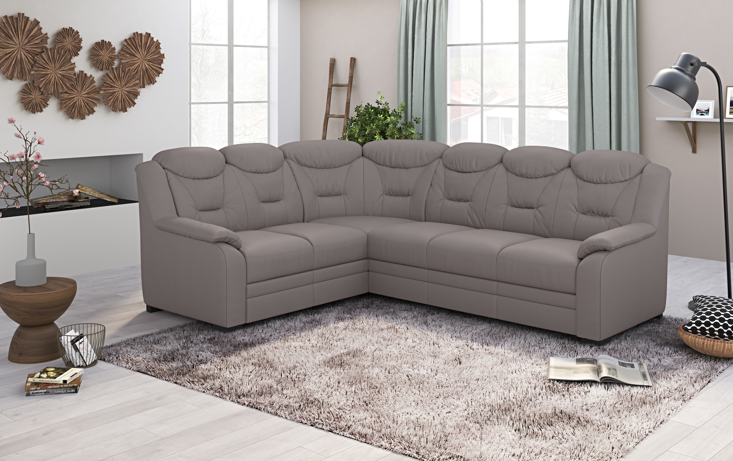 COTTA Ecksofa »Marcus L-Form« wahlweise mit Bettfunktion & Stauraum