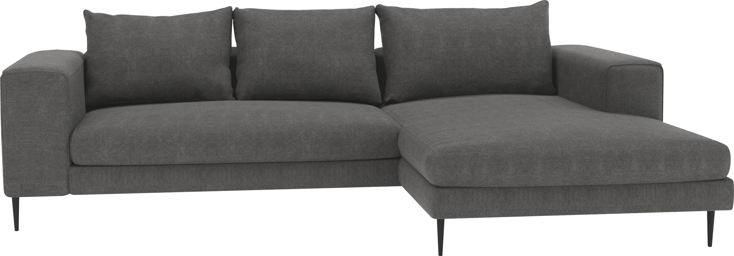 Home affaire Ecksofa »Aurora, L-Form, mit extra breiter Recamiere, 324 x 17 günstig online kaufen