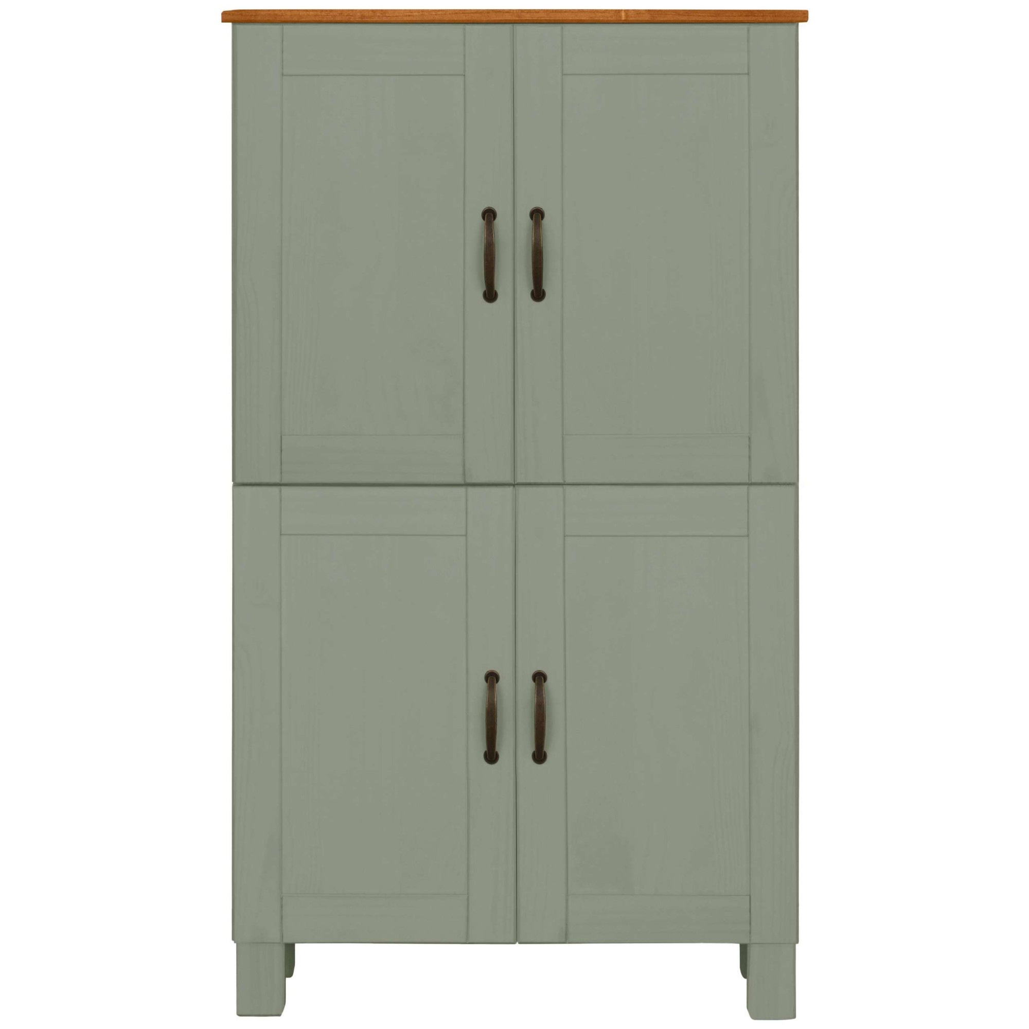 Home affaire Midischrank »Rodby«, FSC®-zertifiziertes Massivholz, Breite 75cm, Höhe 130cm