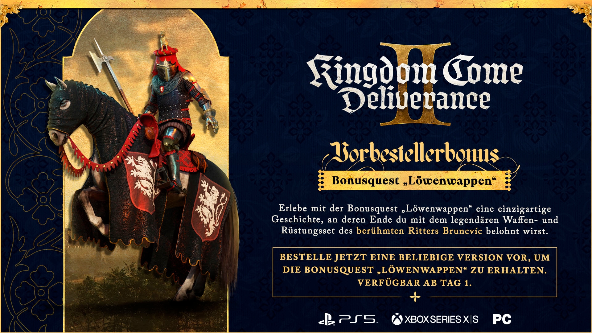 Deep Silver Spielesoftware »Kingdom Come Deliverance II Day One Edition« PlayStation 5
