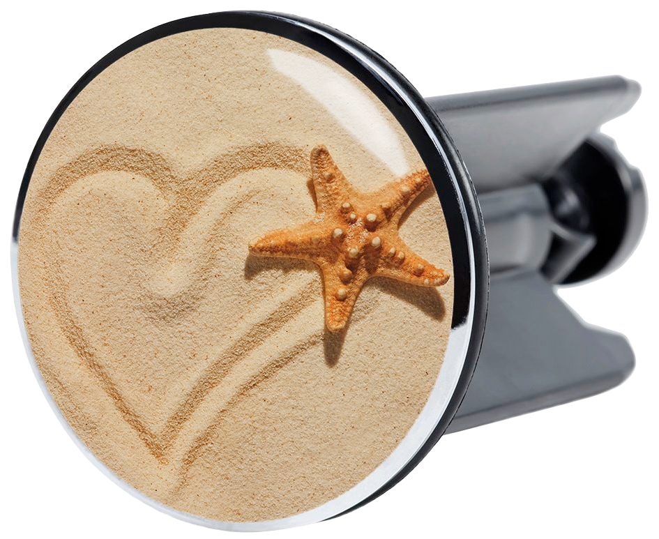 Sanilo Badaccessoire-Set »Sandy« bestehend aus WC-Sitz, Badteppich und Waschbeckenstöpsel