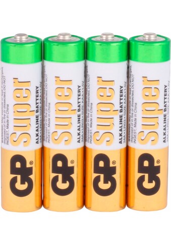GP Batteries Batterie »Super Alkaline AAA«, LR03, 1,5 V, (Set, 4 St.) kaufen