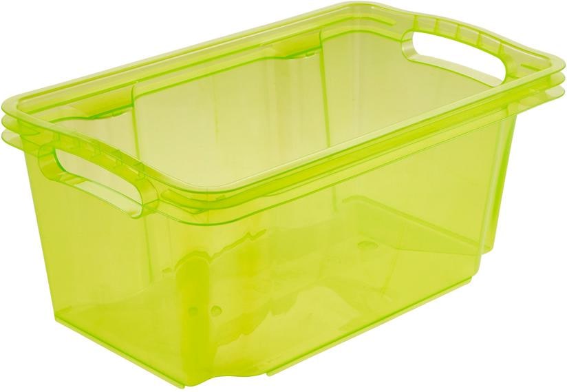 keeeper Organizer »franz«, (Set, 6 St.), Aufbewahrungsbox, 6,5 Liter, hochwertiger Kunststoff
