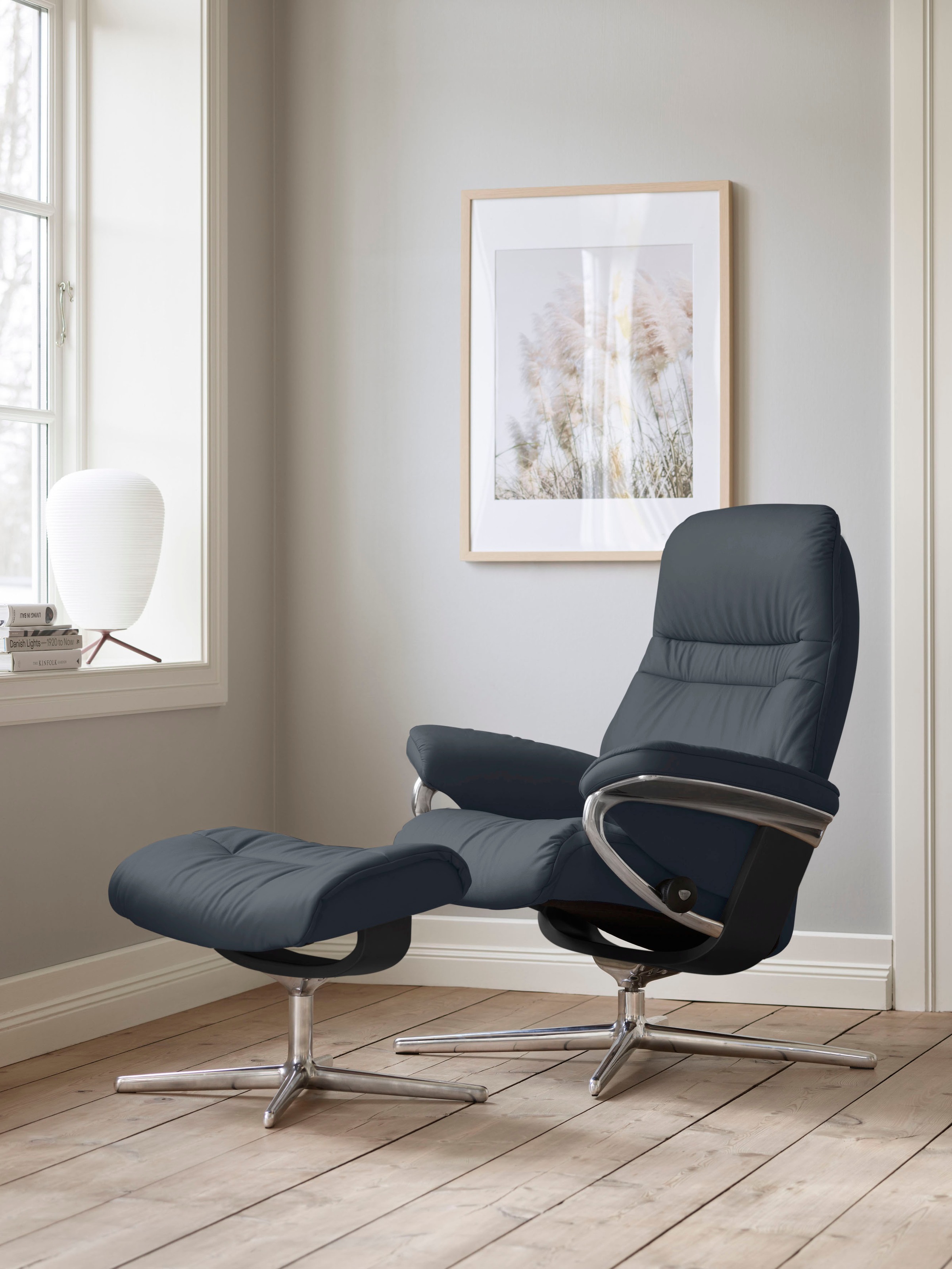 Stressless® Relaxsessel »Sunrise«, (Set, Relaxsessel mit Hocker), mit Hocke günstig online kaufen