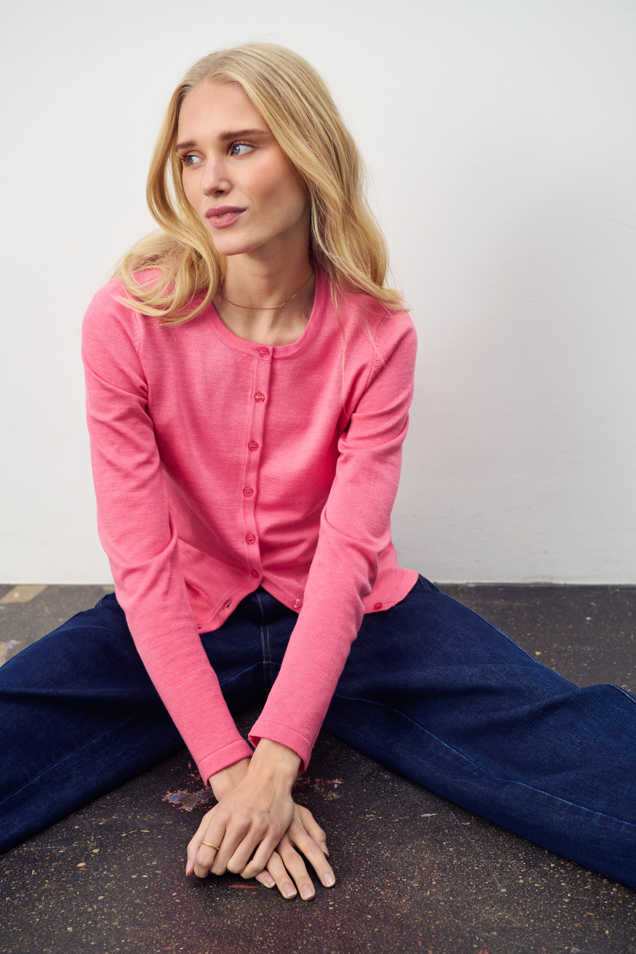 Saint Tropez Strickjacke »A8661, MilaSZ R-Neck Cardigan«