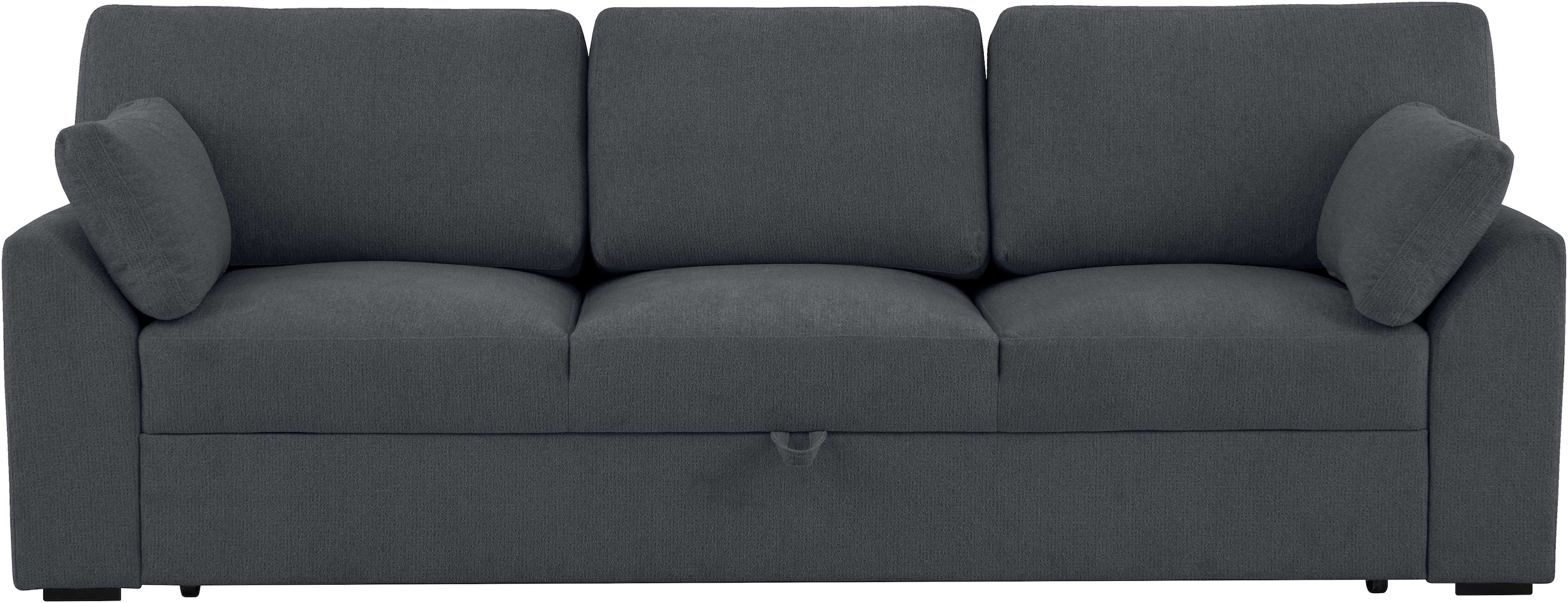 Home affaire 3-Sitzer »Citry«, Breite 233 cm, Chenille, mit Bettfunktion, Liegefläche 144x190 cm