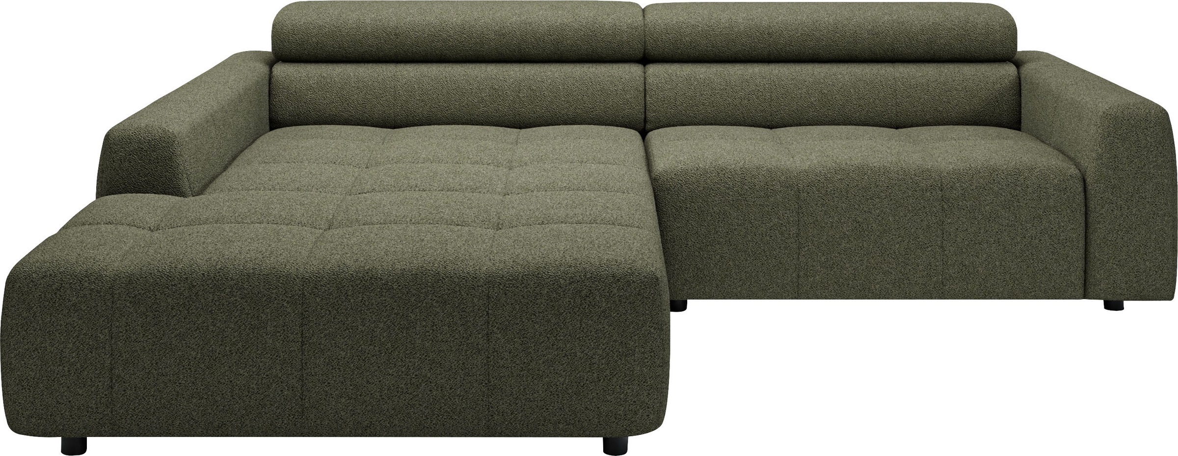 3C Candy Ecksofa »Denver auch mit Cord- und Easy care-Bezug, Kopfteilverstellung L-Form«, wahlweise. mit motorischer Sitztiefenverstellung