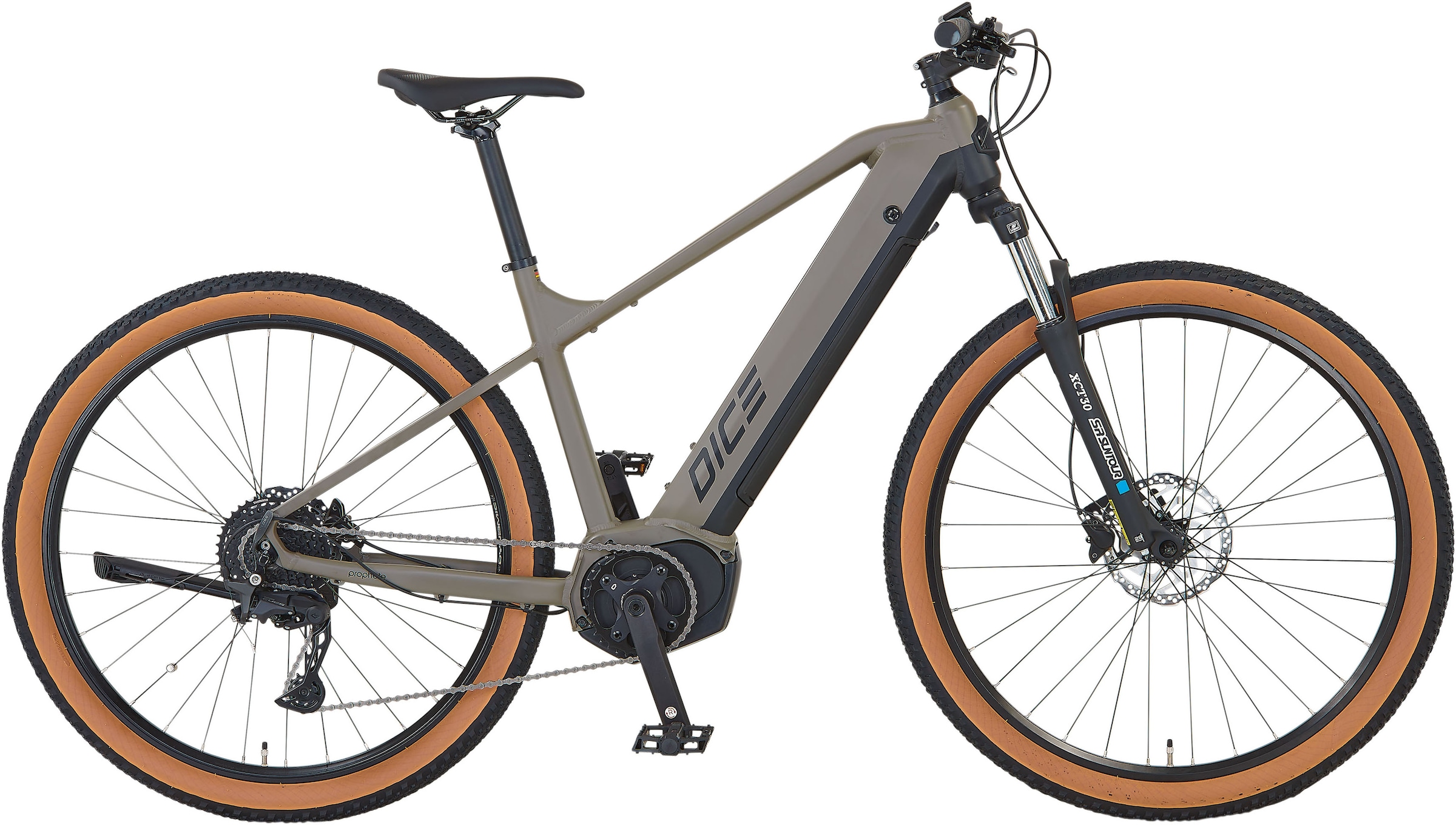 Prophete E-Bike »Dice 3.0«, 10 Gang, Shimano, Cues, Mittelmotor 250 W