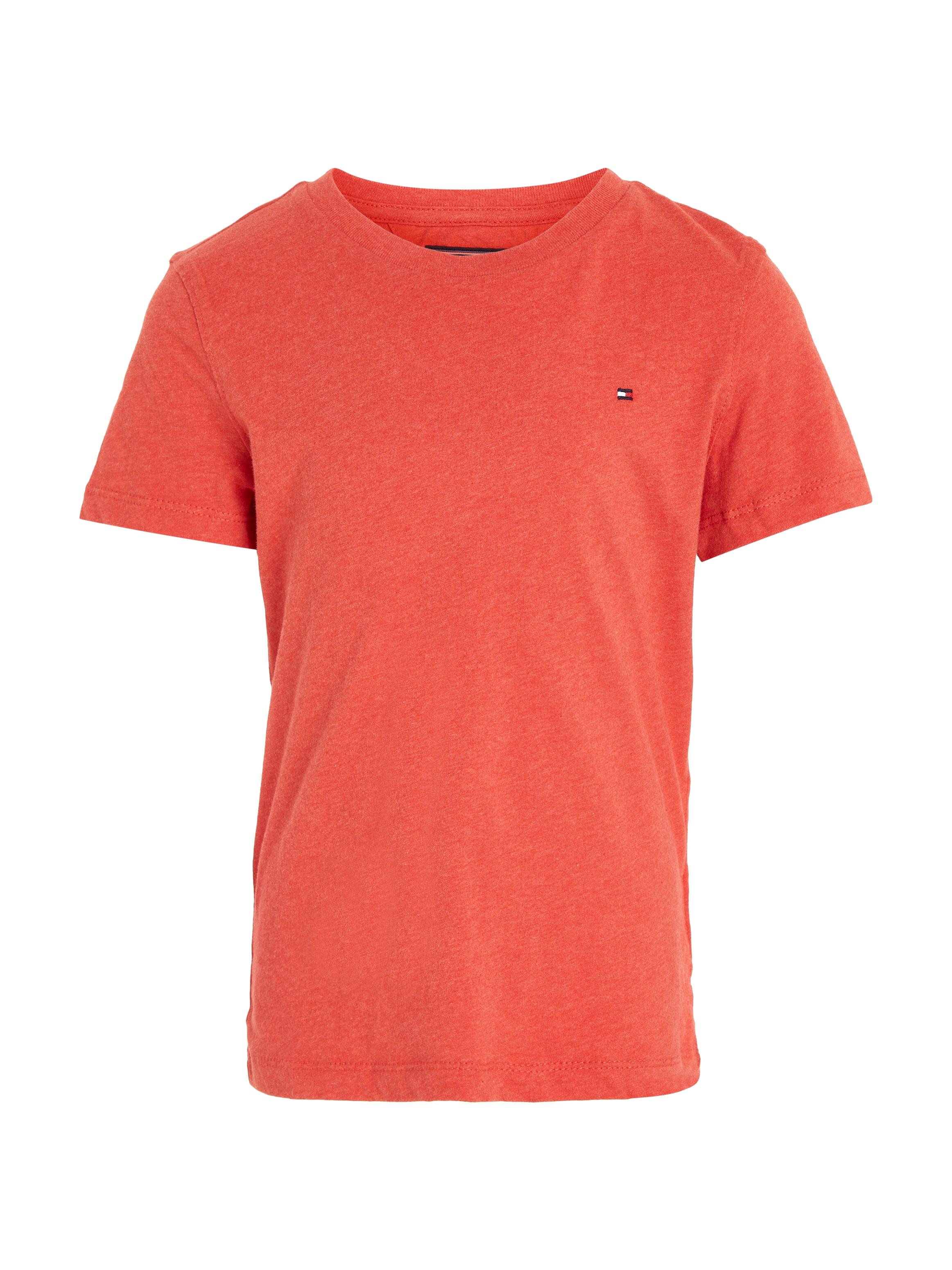 Tommy Hilfiger Rundhalsshirt »BOYS BASIC CN KNIT S/S«, mit Tommy Hilfiger Logo-Flag
